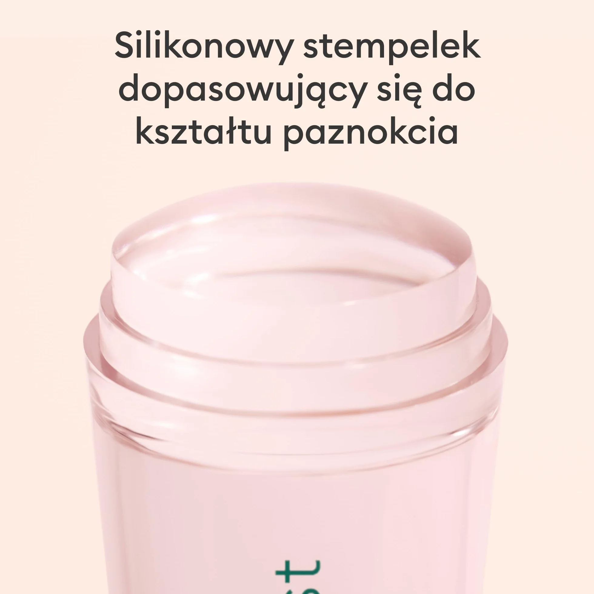 Manucurist Mani Stamper – Przezroczysty Silikonowy Stempel do Paznokci do French Manicure