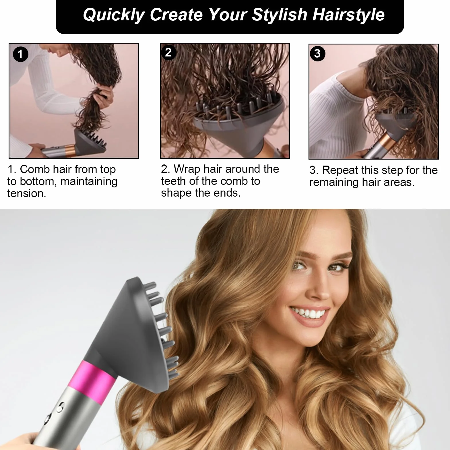 Kiim Sin Dysza dyfuzora do Dyson Airwrap Styler HS01/HS05