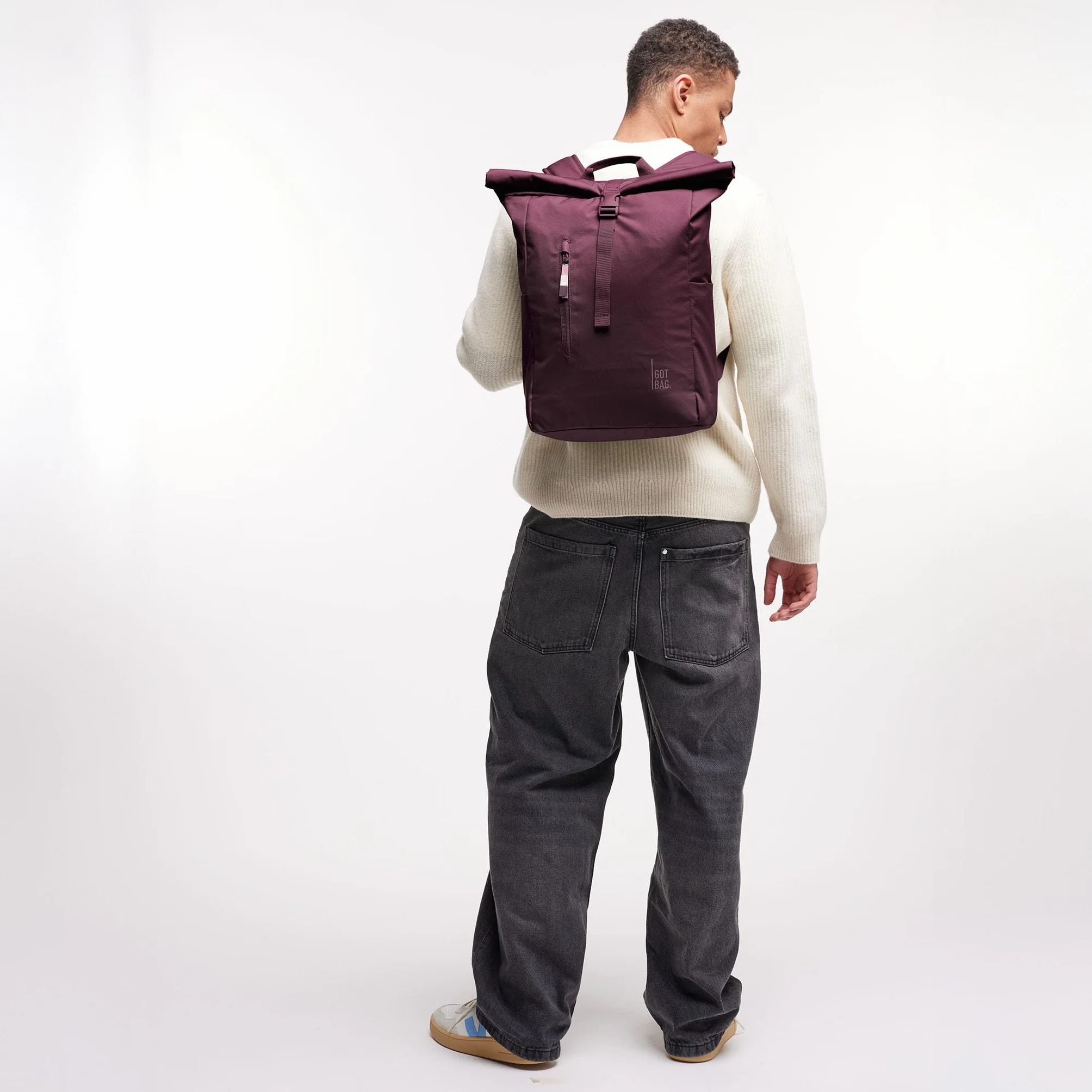 GOT BAG Rolltop Easy | Inteligentny Plecak na Laptopa 16 | Pojemnosc 20-31L | Wodoodporny Komfortowy Plecak Miejski