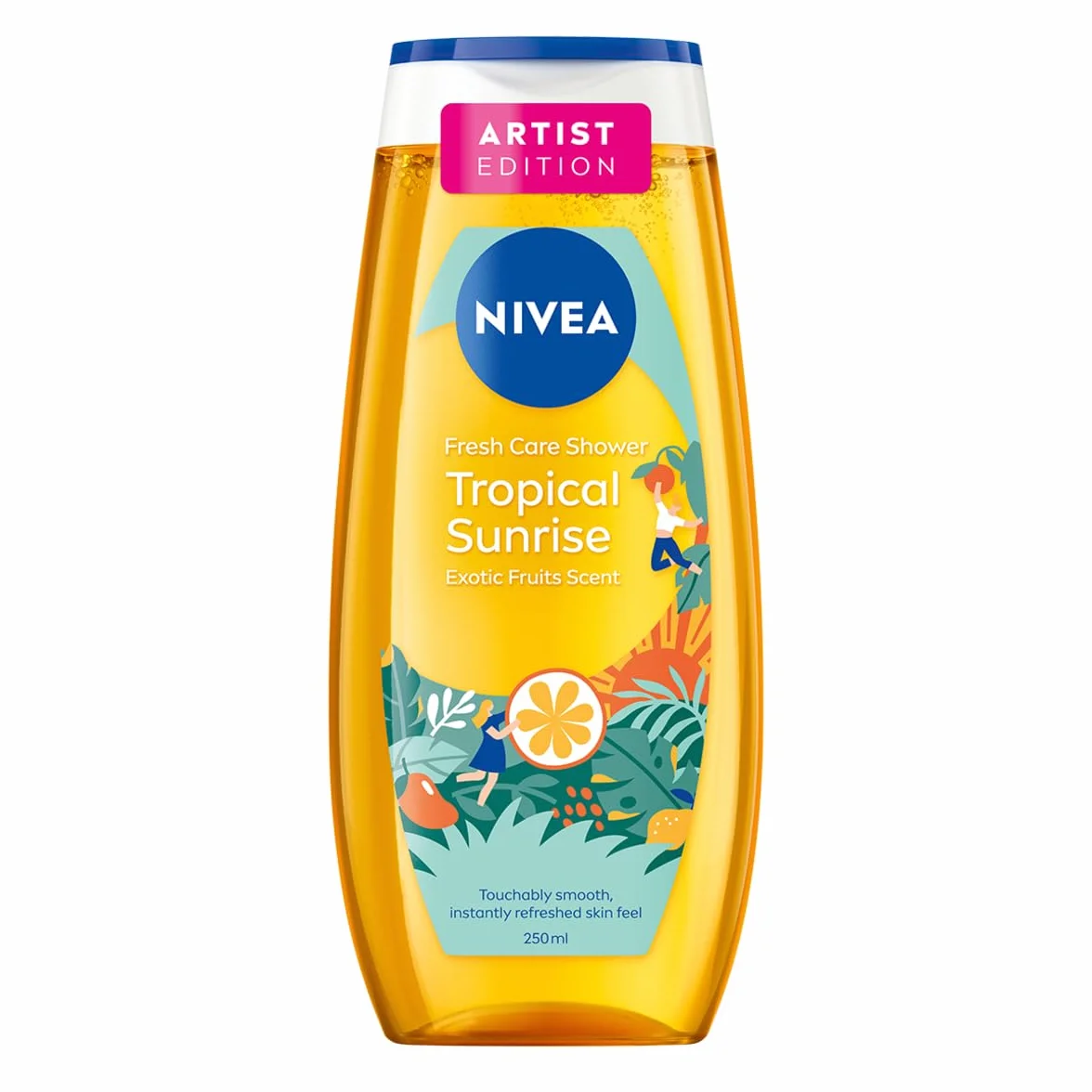 NIVEA Tropical Sunrise Odświeżający żel pod prysznic z witaminą C i E - egzotyczne owoce, 250 ml