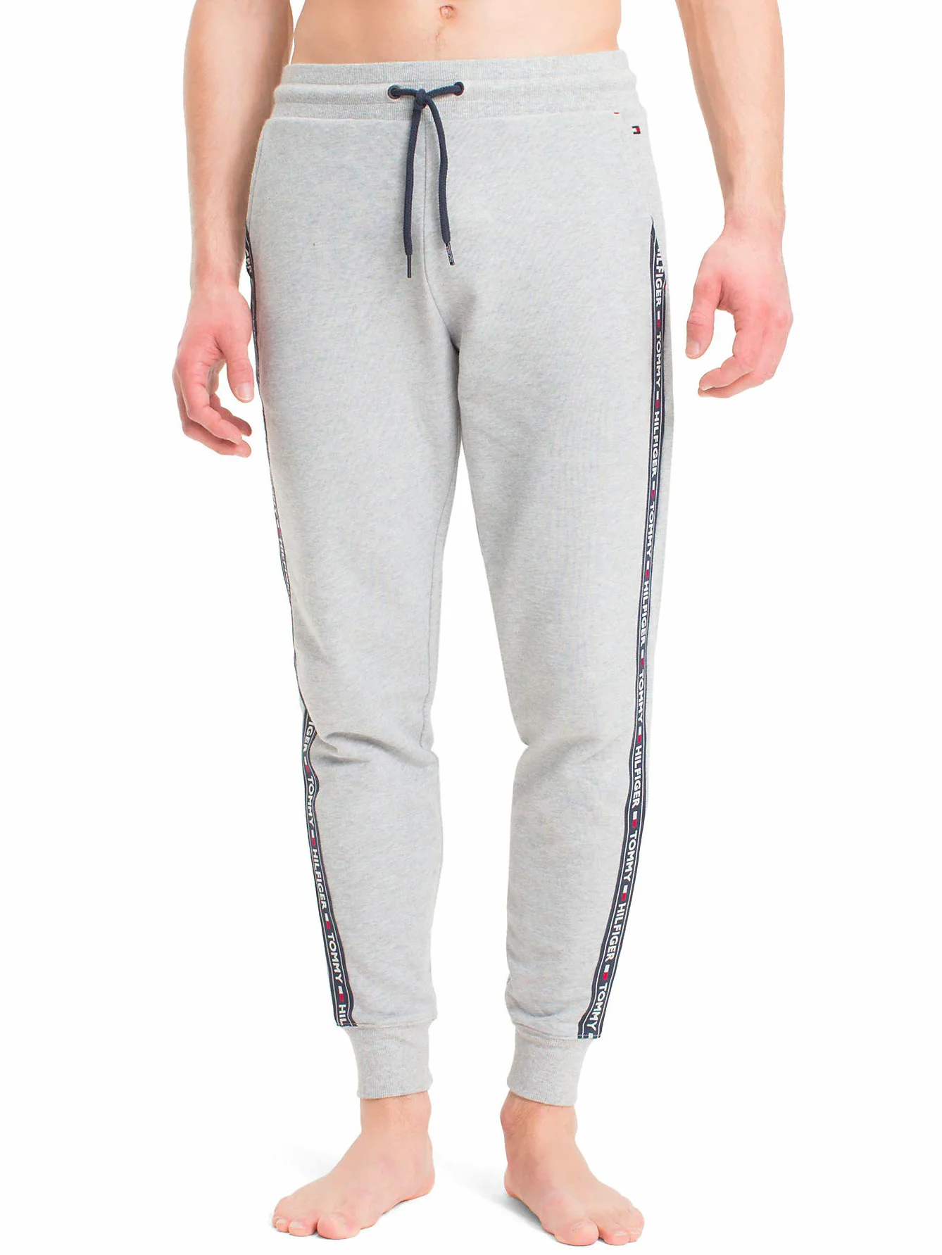 Tommy Hilfiger Mężczyźni TRACK PANT HWK Spodnie Termiczne, Jasnoszary, L