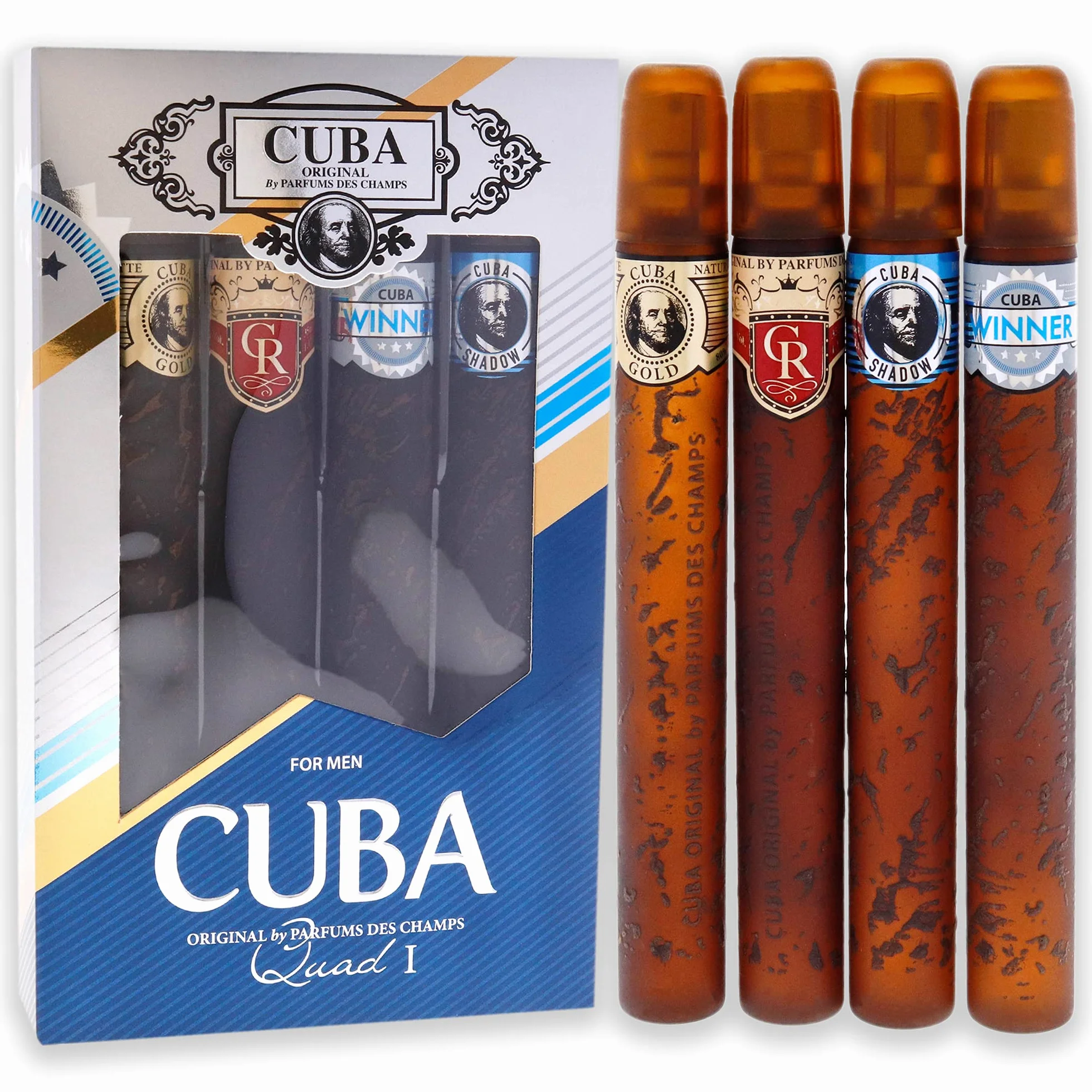 Cuba Quad I 4 x 35 ml Eau de Toilette zestaw upominkowy dla mężczyzn