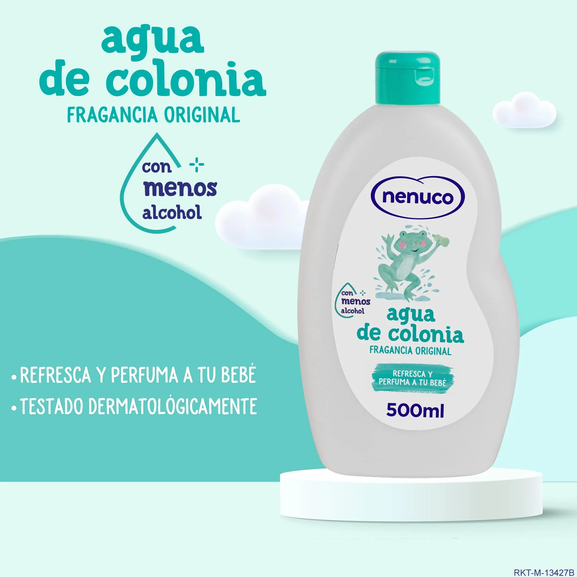 Nenuco Woda kolońska, oryginalny zapach, zawierający mniej alkoholu, 500 ml