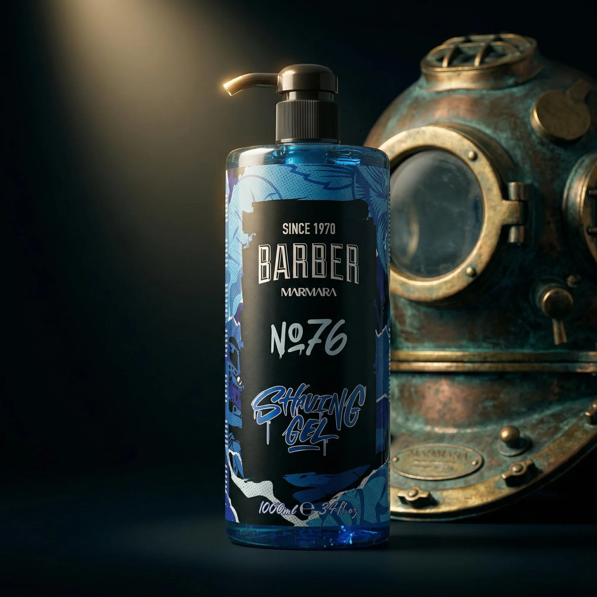 BARBER MARMARA Żel do golenia przezroczysty 1000 ml – precyzyjne golenie konturów brody