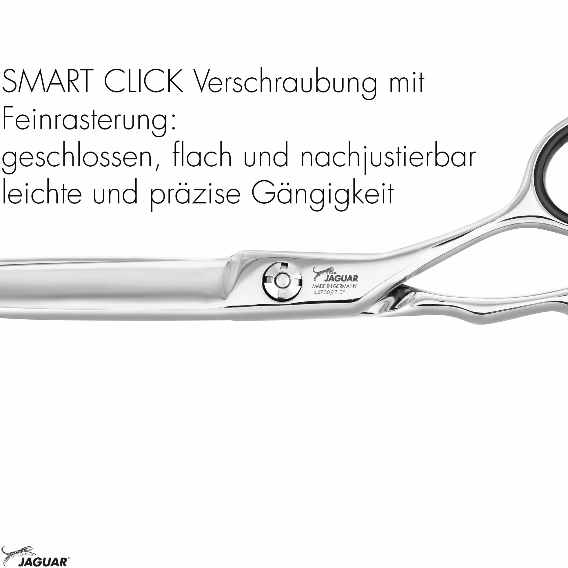 Hera Haar-Schere 7,0" White Line Haarschneideschere