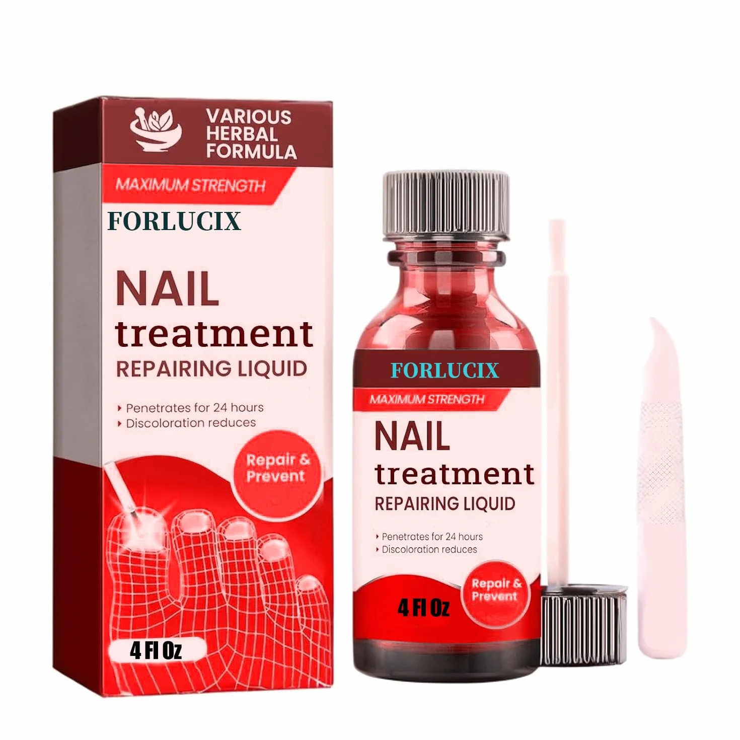 Extra Strength,4 Fl Oz(Pack of 1),Red