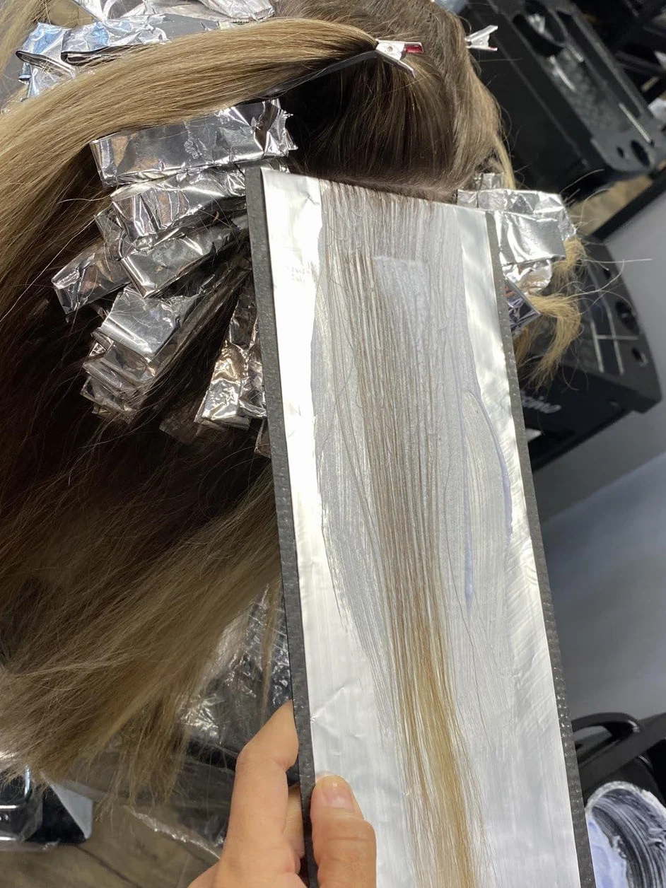 Deska paletka węglowa do koloryzacji włosów i balayage fryzjerska 45 cm