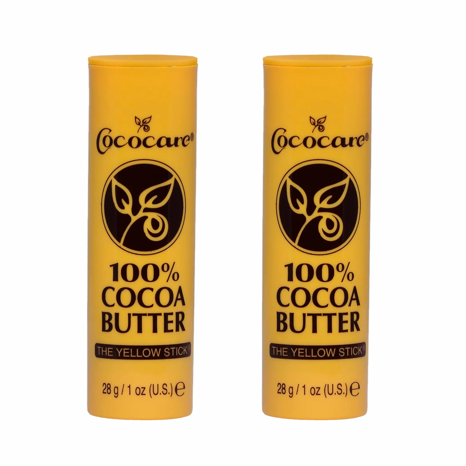 COCOCARE Cococare masło kakaowe kij, 1 unce (opakowanie 2 szt.)