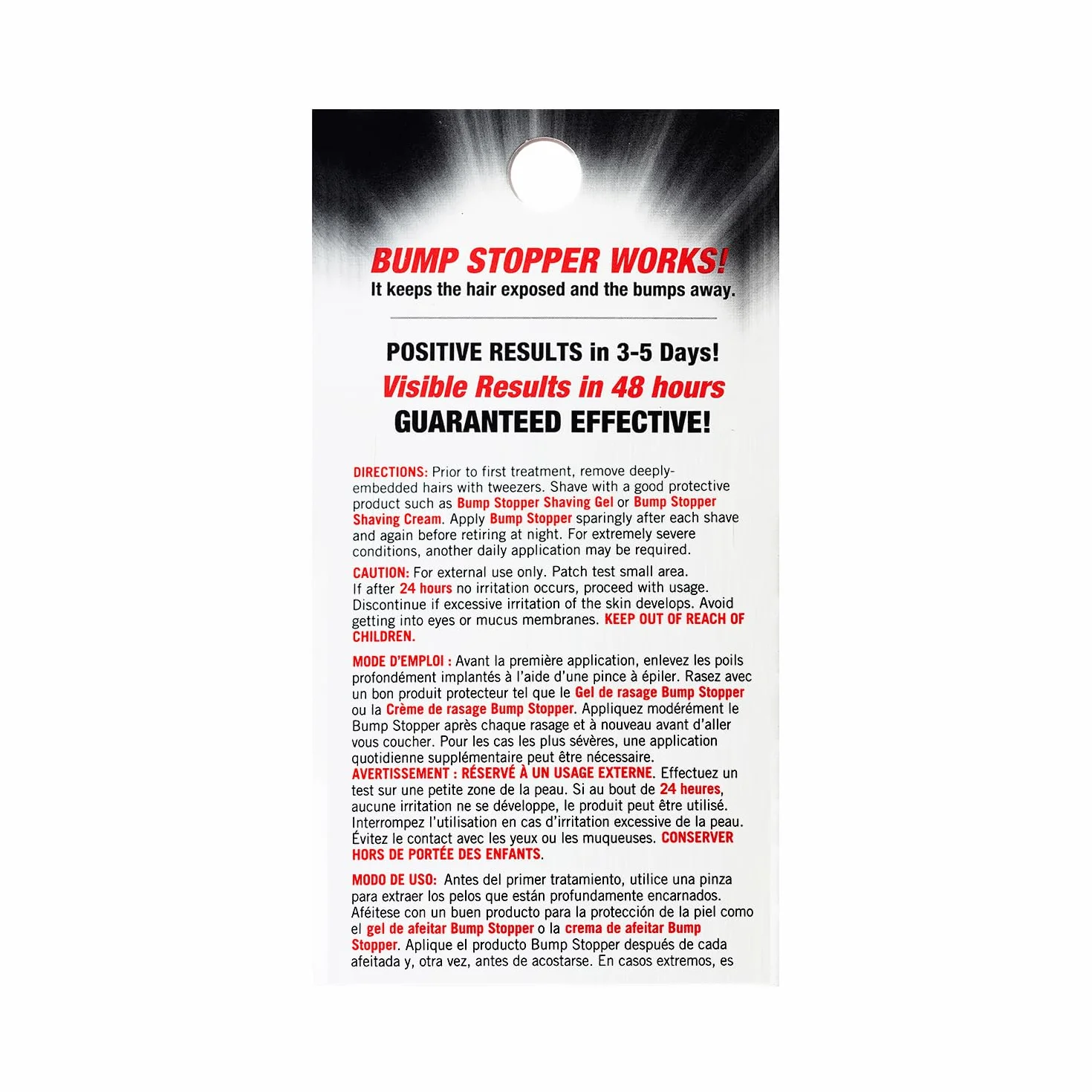 Bump Stopper High Time Double Strength Hair Treatment 14,2 g