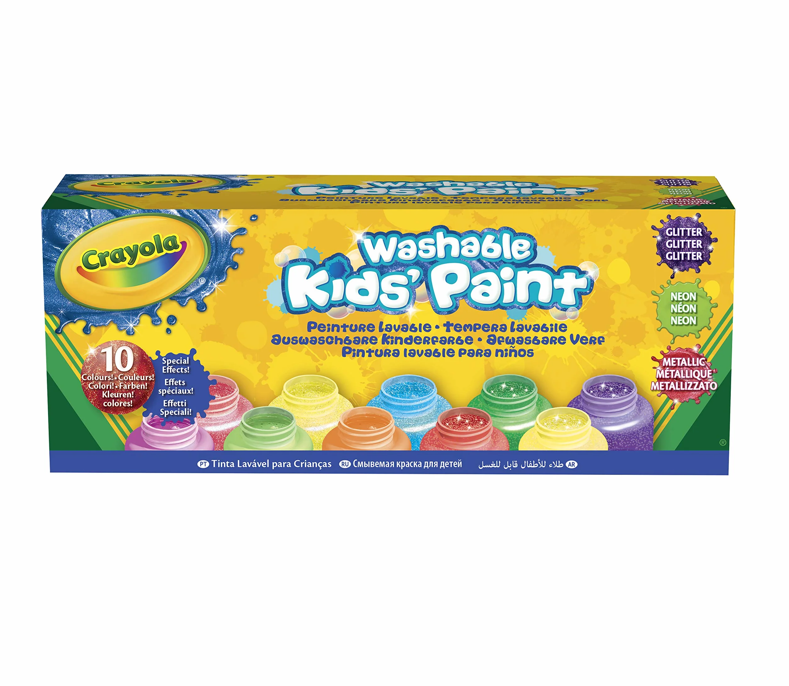 Crayola Farba, Wielokolorowy, 10 Sztuk