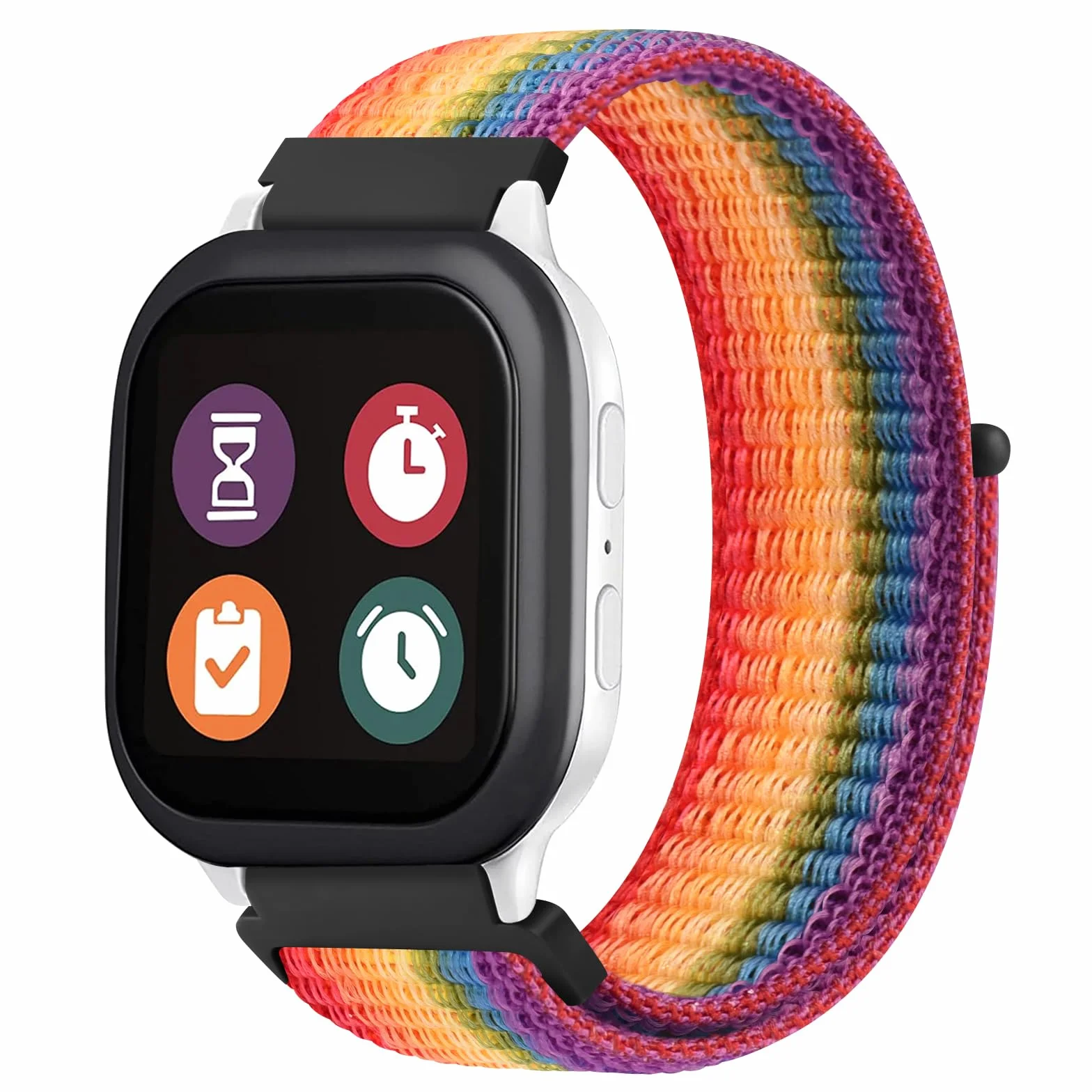 Vancle Bransoletka 20 mm dla dzieci do smartwatcha, miękki nylonowy pasek zastępczy, sportowy pasek do zegarka, 20 mm, dla dzieci, dla dziewcząt, chłopców i dzieci
