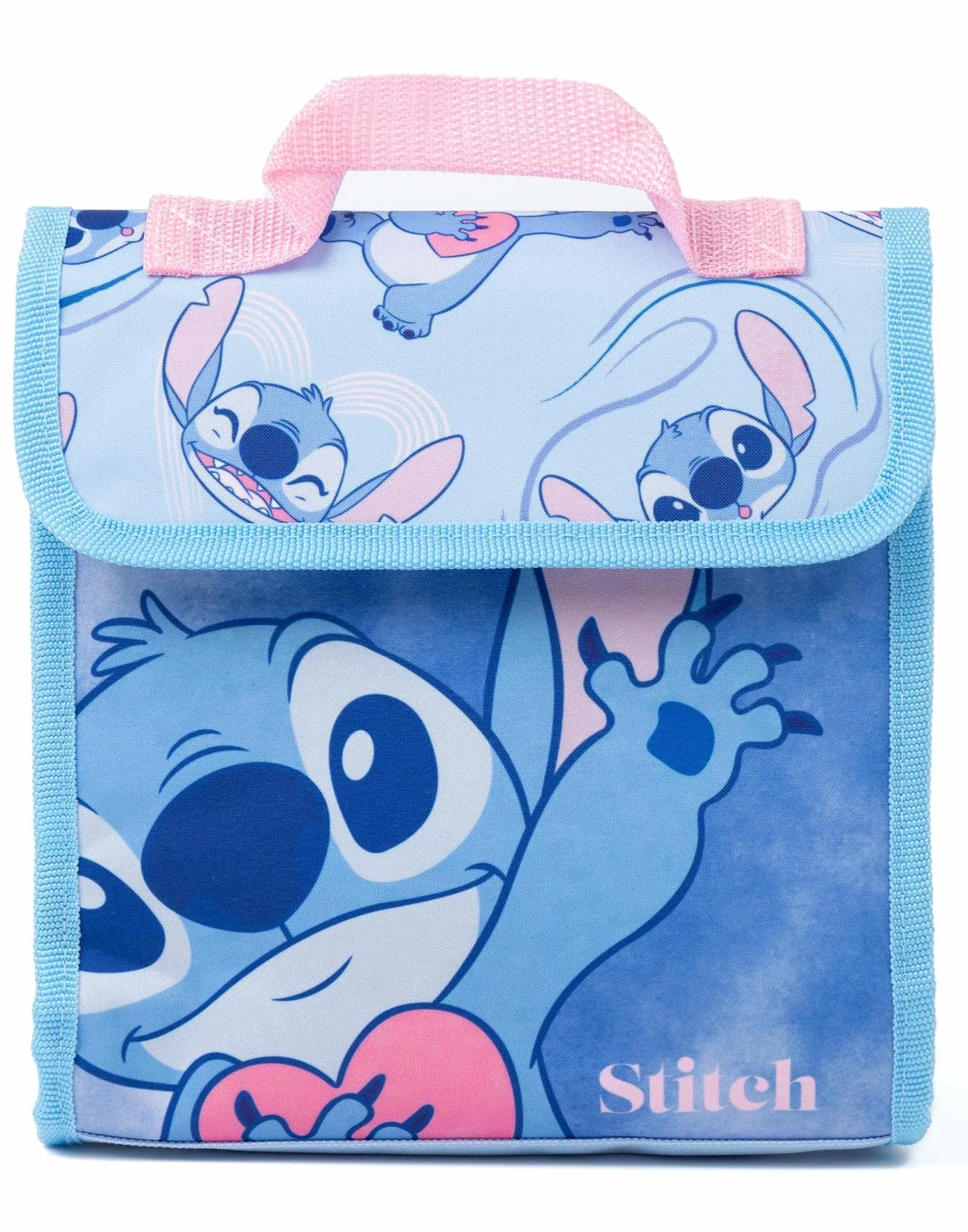 Disney Lilo and Stitch 4-częściowy plecak dziewczyny | Dzieci Chłopcy Obcy Postać 3D Uszy Plecak Torba na lunch Piórnik I Butelka z wodą | Powrót do tornistra Prezenty