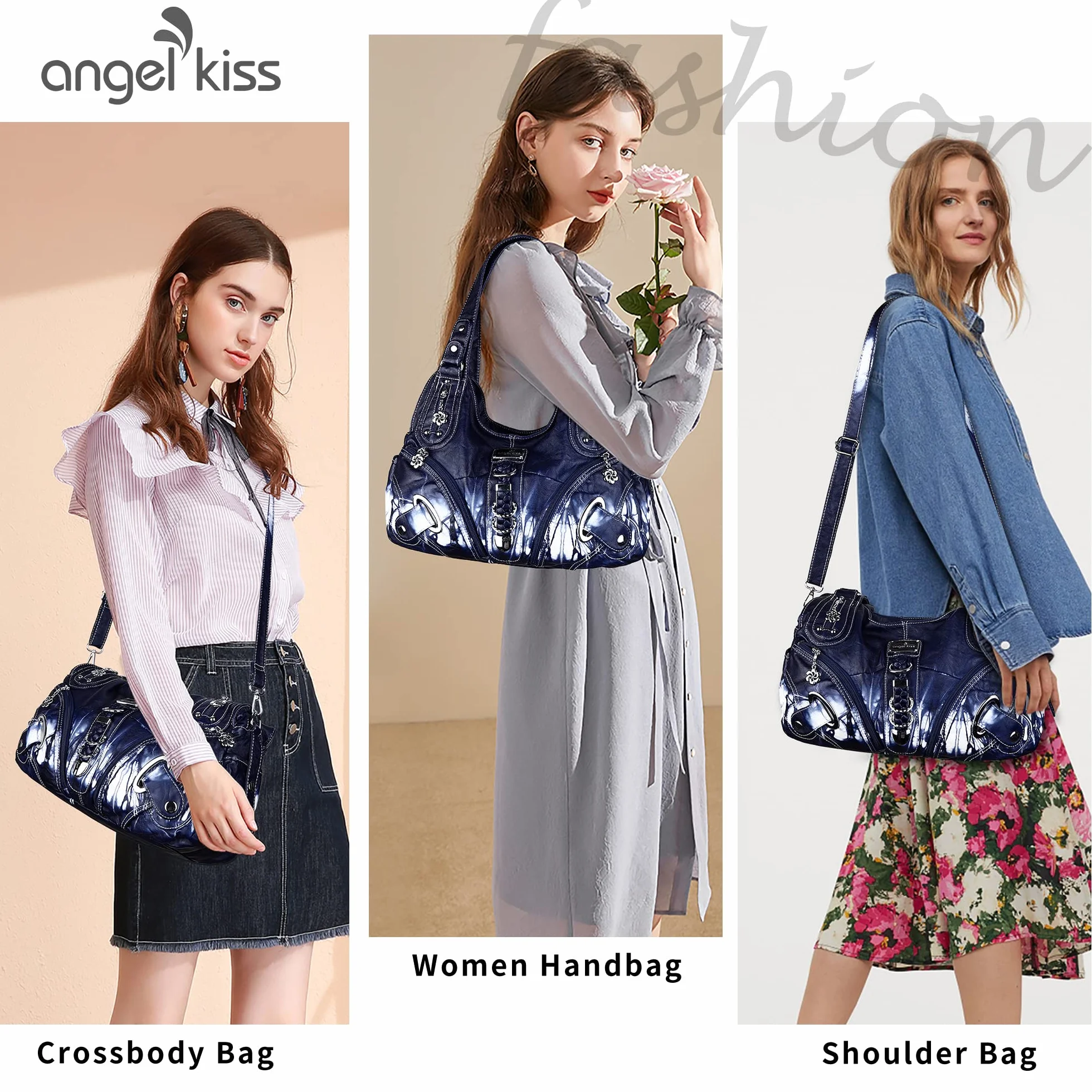 Angel Kiss Torby Hobo Moda Wszechstronna Prosta Codzienna Podróż Kobiety Ak11282