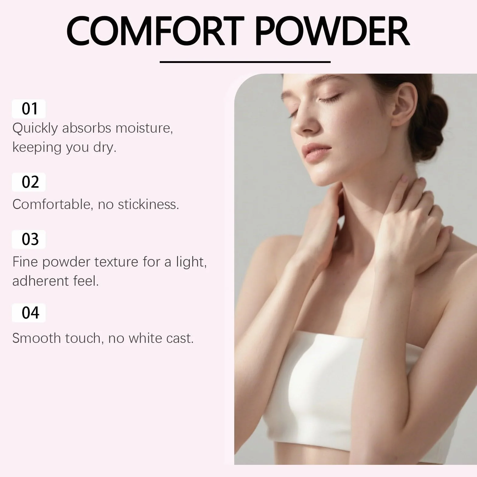 Comfort Powder Stay Dry Spray puder do ciała zapobiegający otarciom i poceniu się (2)