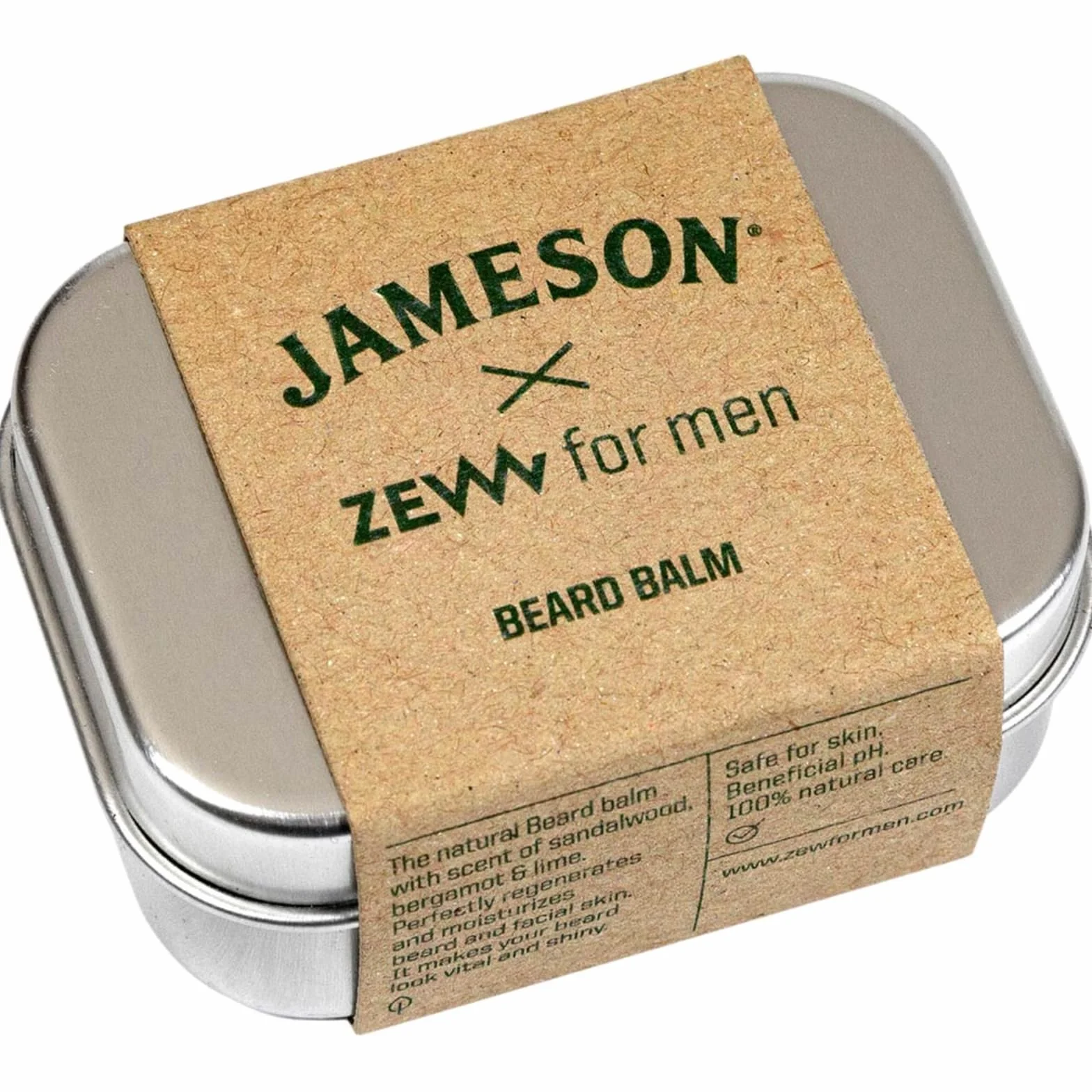 ZEW Balsam do Brody Jameson 80ml Beard Balm Nawilżający Lekki Chwyt Nuty Drzewa Sandałowego Bergamotki Limonki