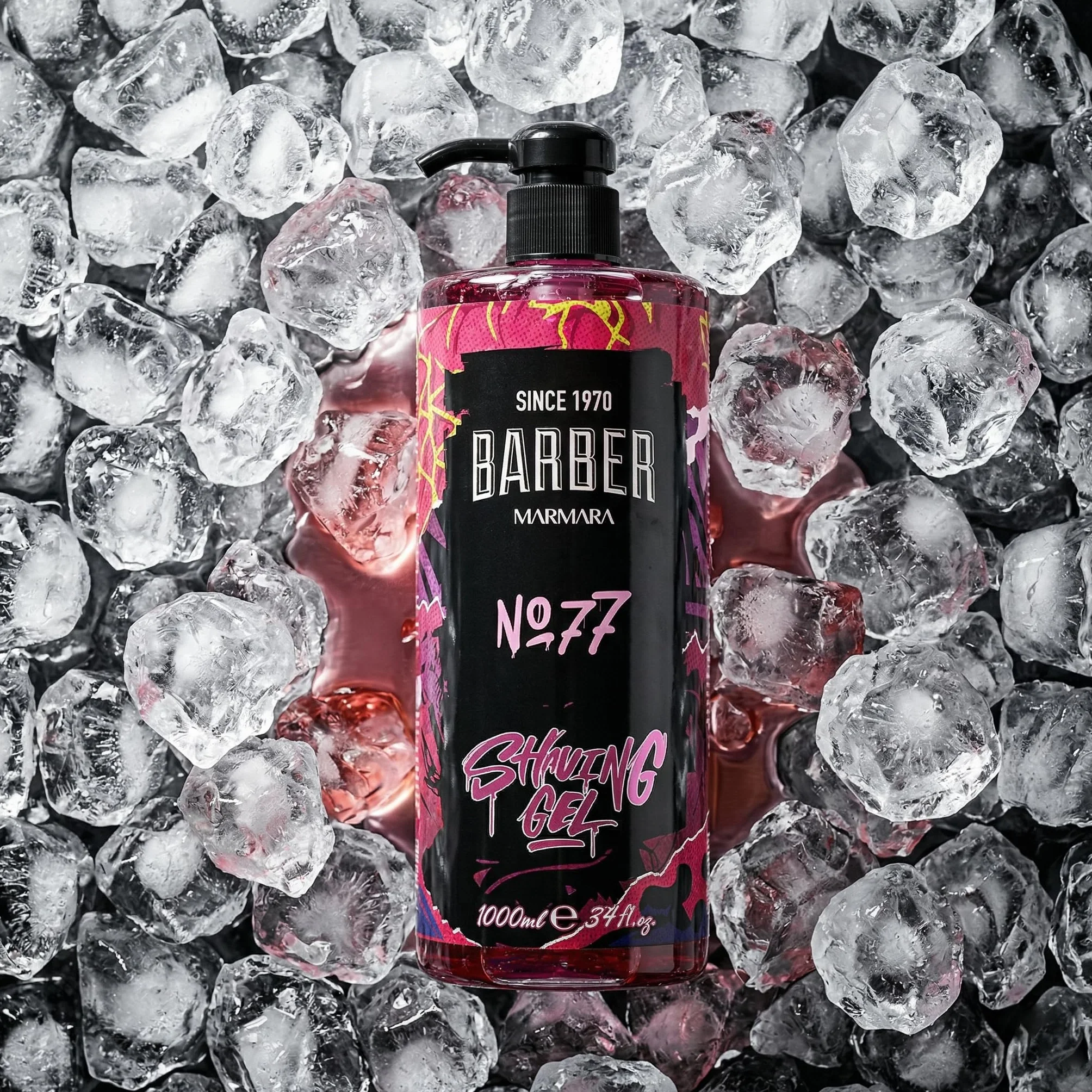 Barber Marmara Żel do golenia nr 77 1L przezroczysty bez piany z pompką