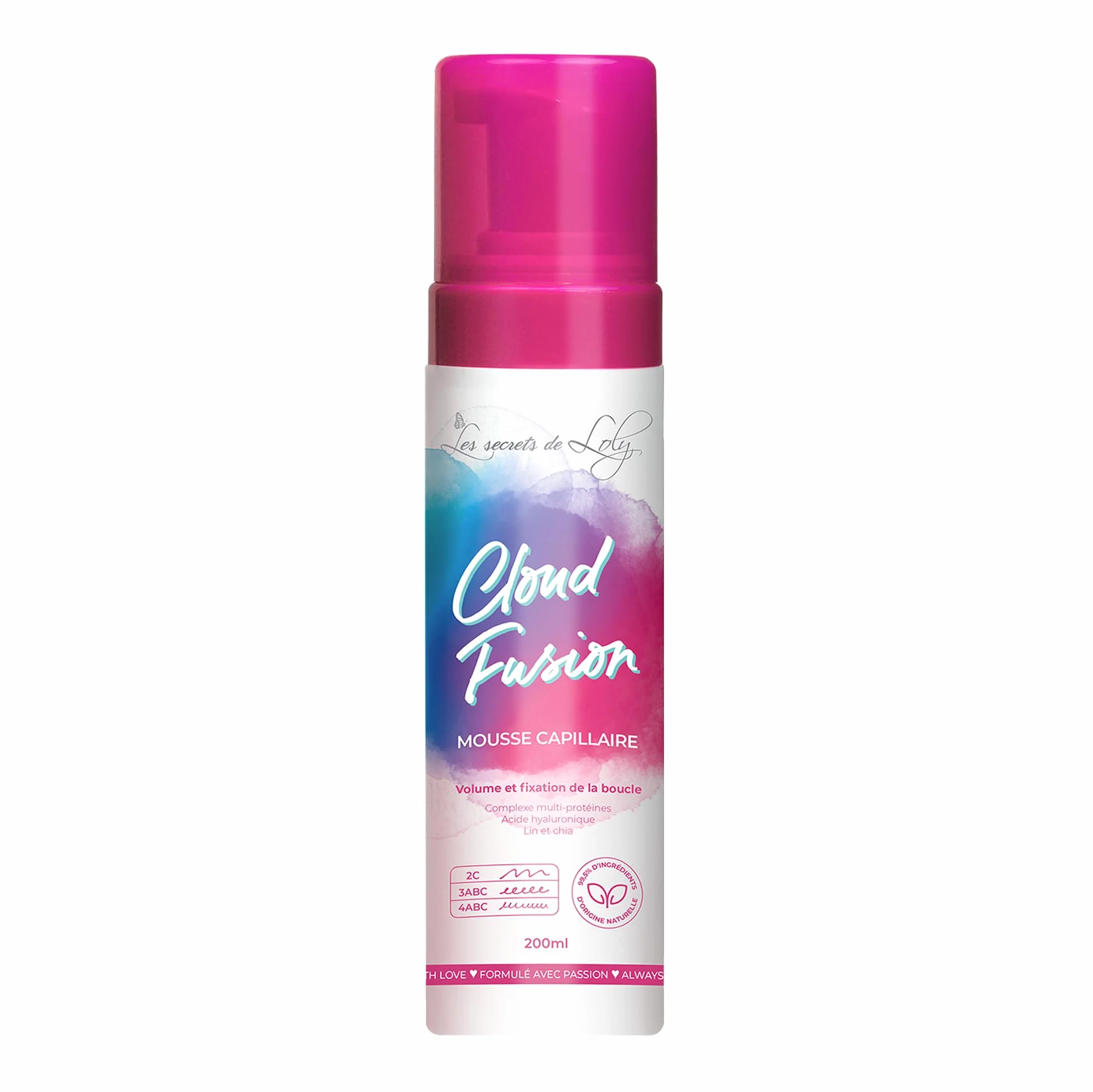 Les Secrets de Loly Cloud Fusion Pianka do Włosów 200 ml