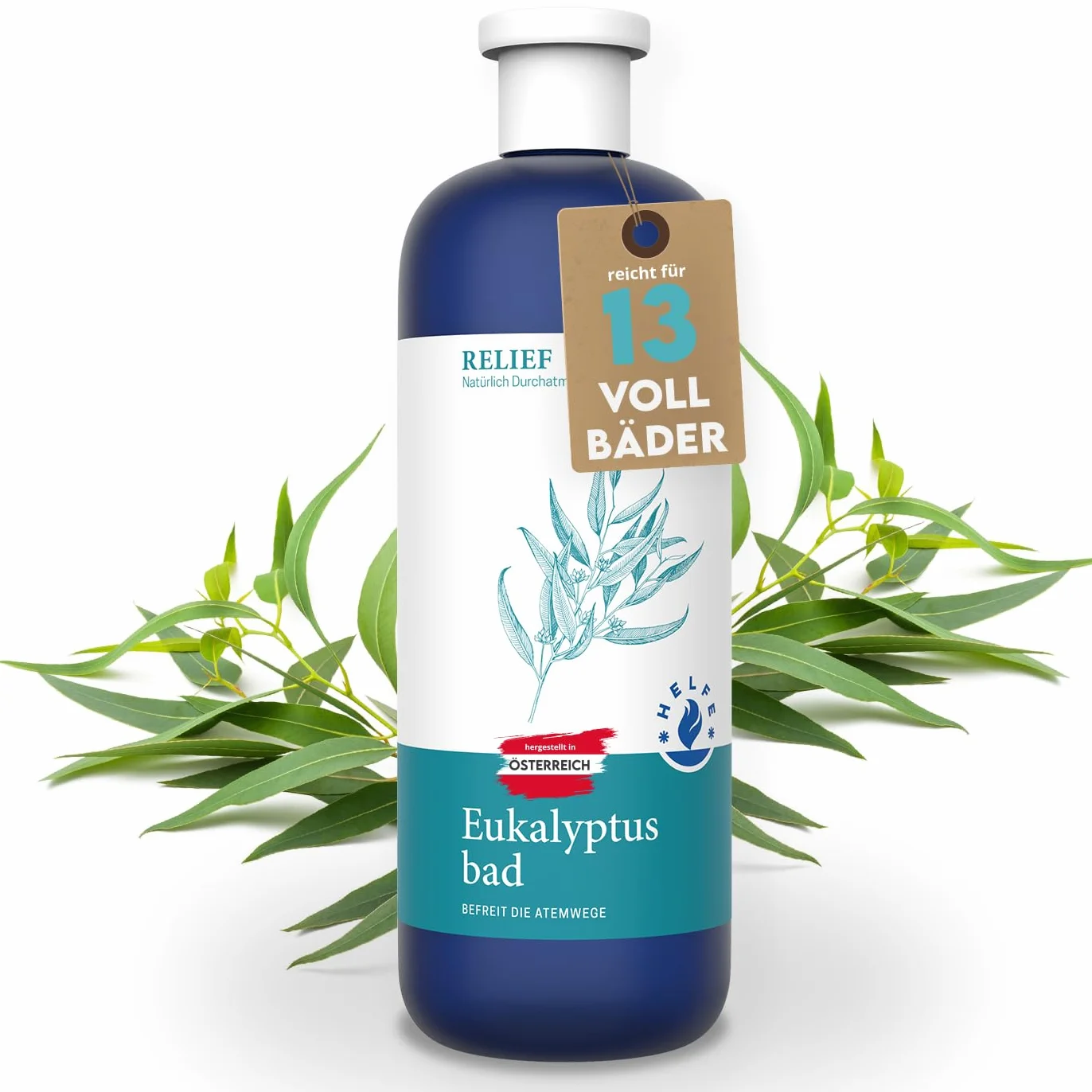 Kąpiel przeciw przeziębieniom (200 ml) – bardzo skuteczna kąpiel eukaliptusowa do łagodzenia objawów kataru – uwalnia drogi oddechowe – receptura farmaceutyczna z Austrii