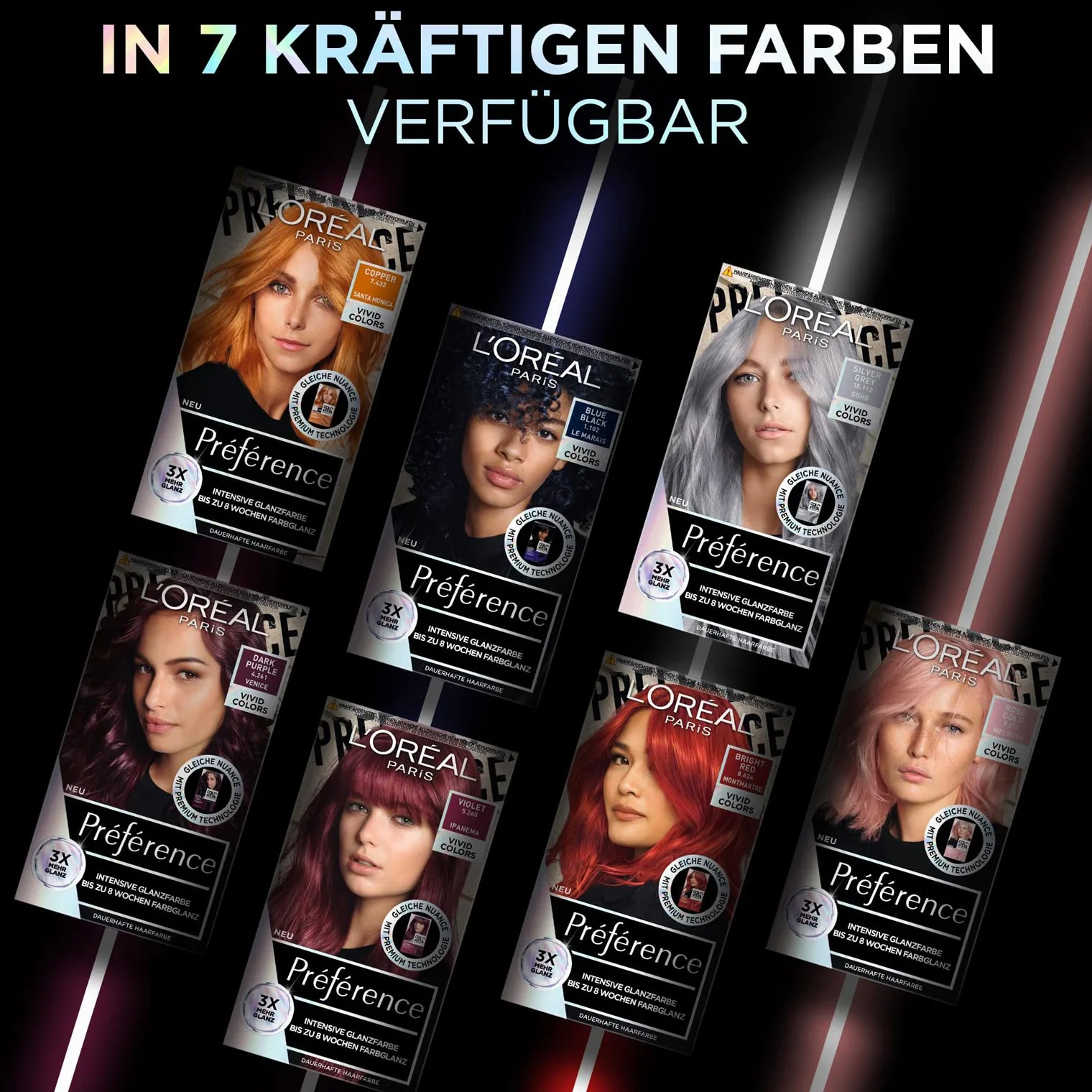 L’Oréal Paris Preference Farba do Włosów, 9.213 Różowe Złoto, 150 ml, packaging may vary