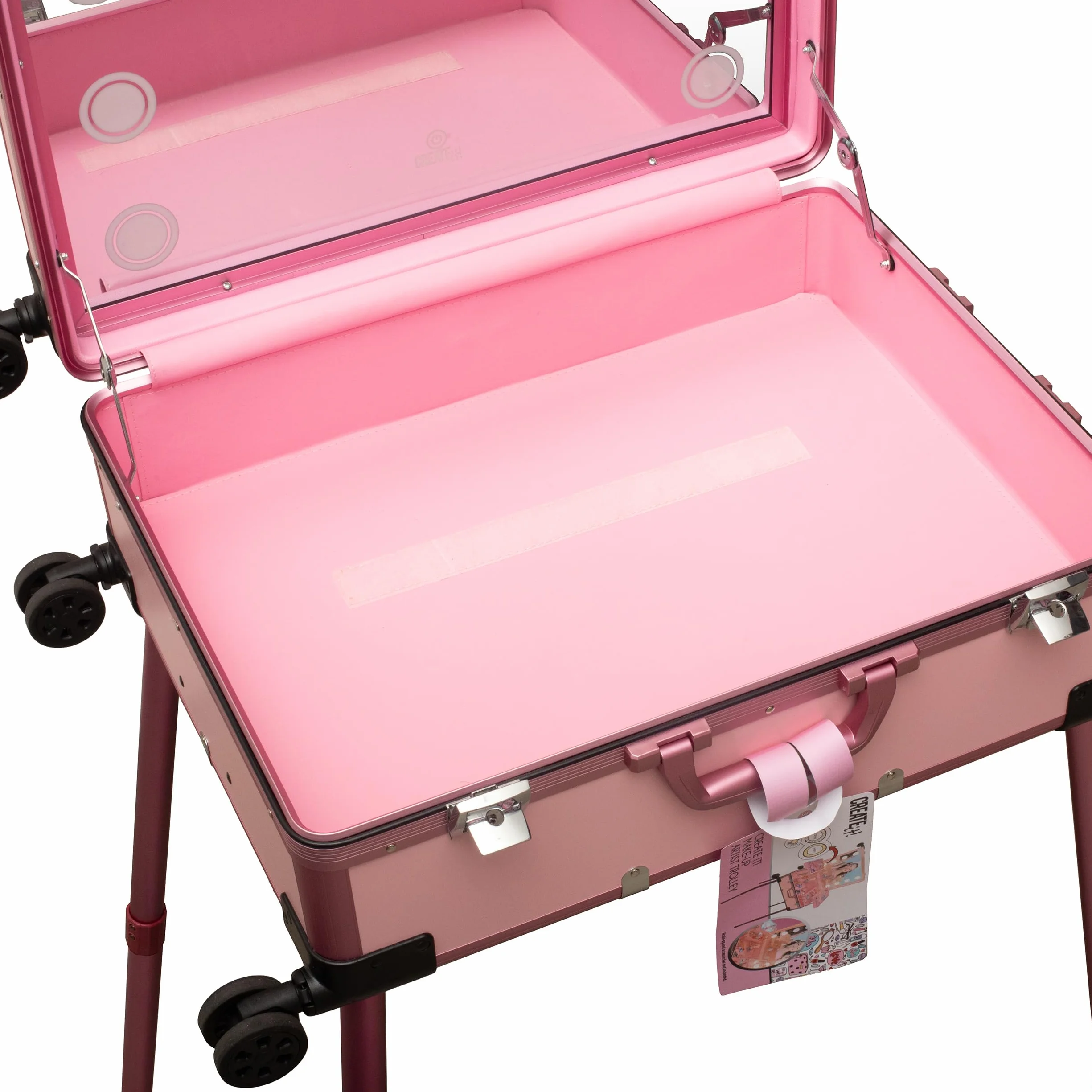 Create It! – 84536 - Makeup Artist Trolley, Rosa, Nowoczesny
