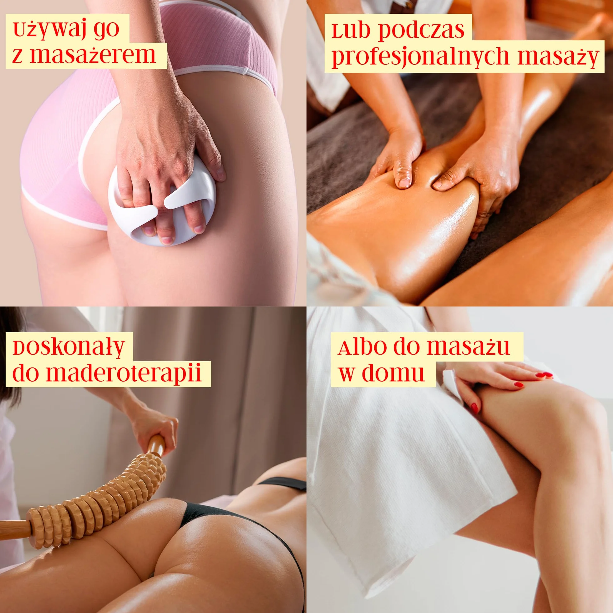 Olejek antycellulitowy 500 ml z olejkami eterycznymi wyszczuplający