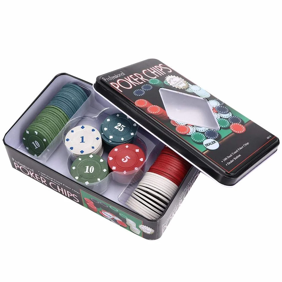 Żetony do pokera Lv. life, 100 sztuk/pudełko, Poker Chips, Gry wideo, 12+