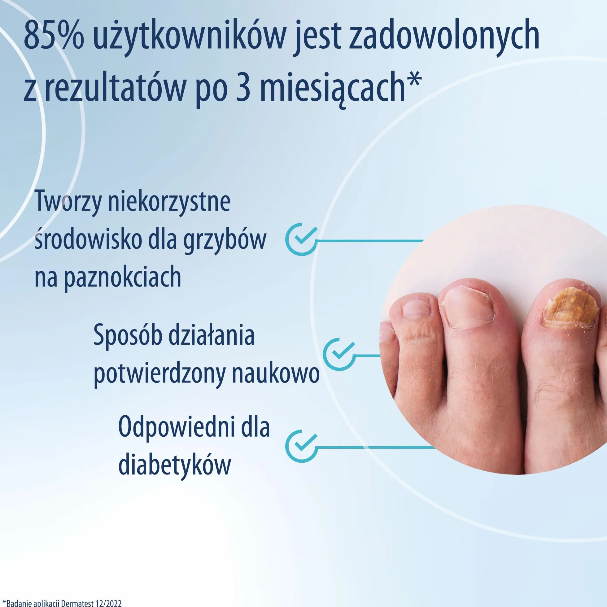 Evolsin® Płyn na grzybicę paznokci I Skuteczność potwierdzona naukowo I Odpowiedni dla diabetyków I Wyrób medyczny I Lakier przeciwgrzybiczy do paznokci stóp i dłoni I Utwardzacz do paznokci