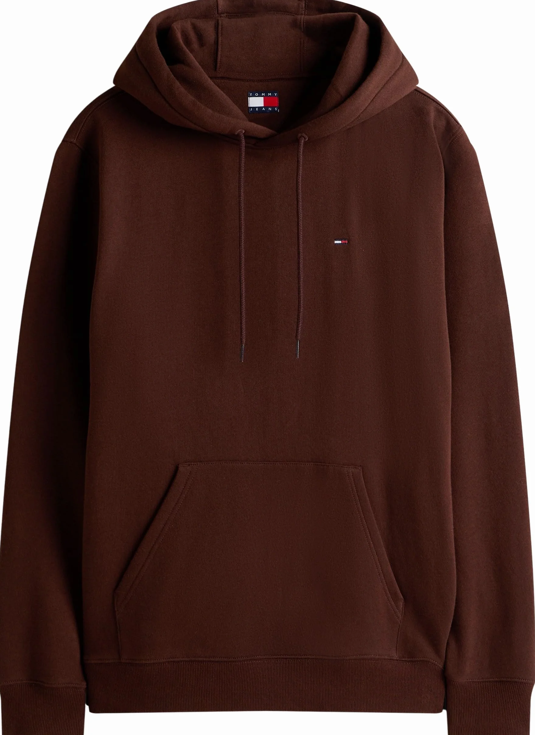 TOMMY JEANS Męska bluza z kapturem TJM REG S FLAG DM0DM20742, brązowa, XXL, Brązowy (Rich Brown), XXL