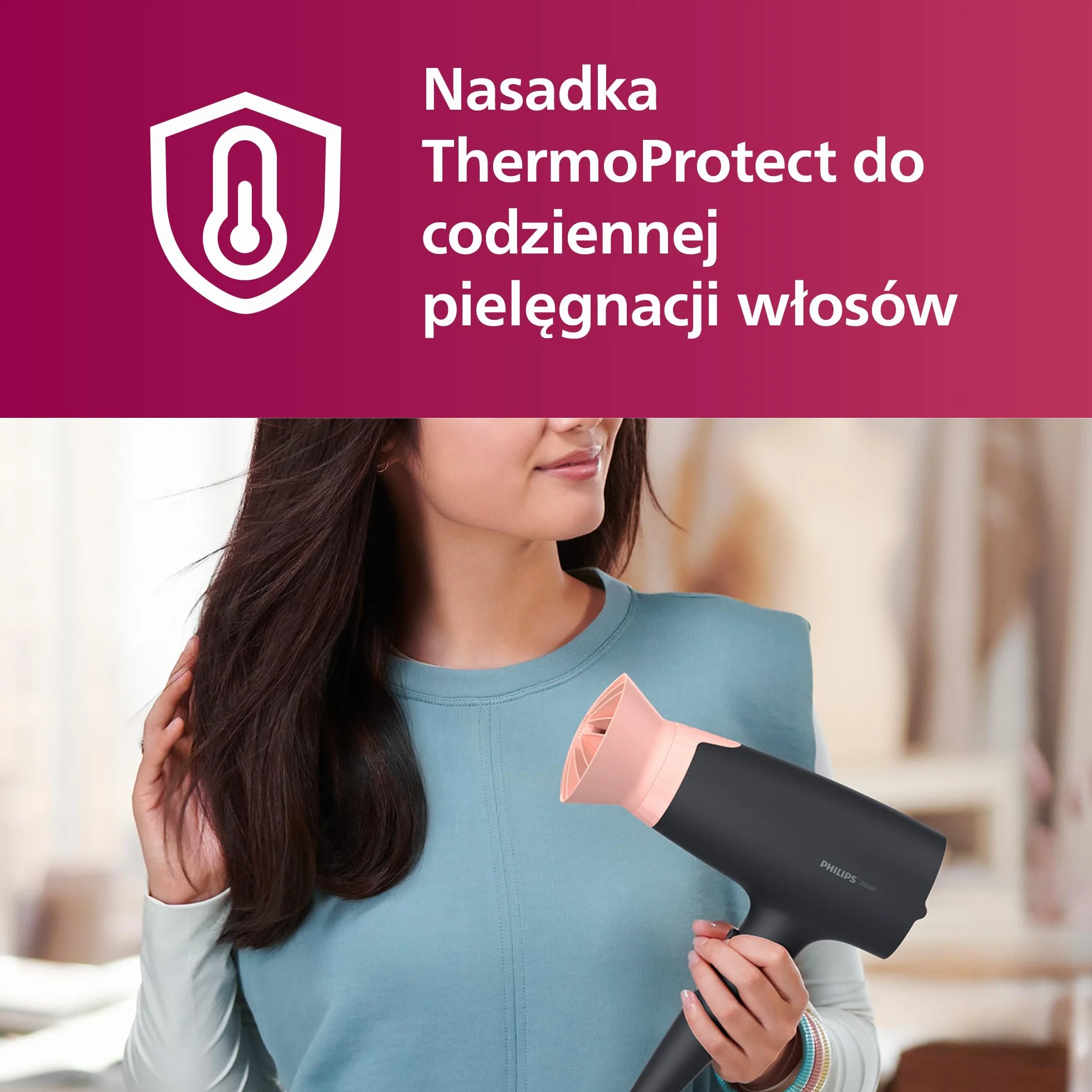 Philips BHD350/10 Essential suszarka do włosów 2100 W