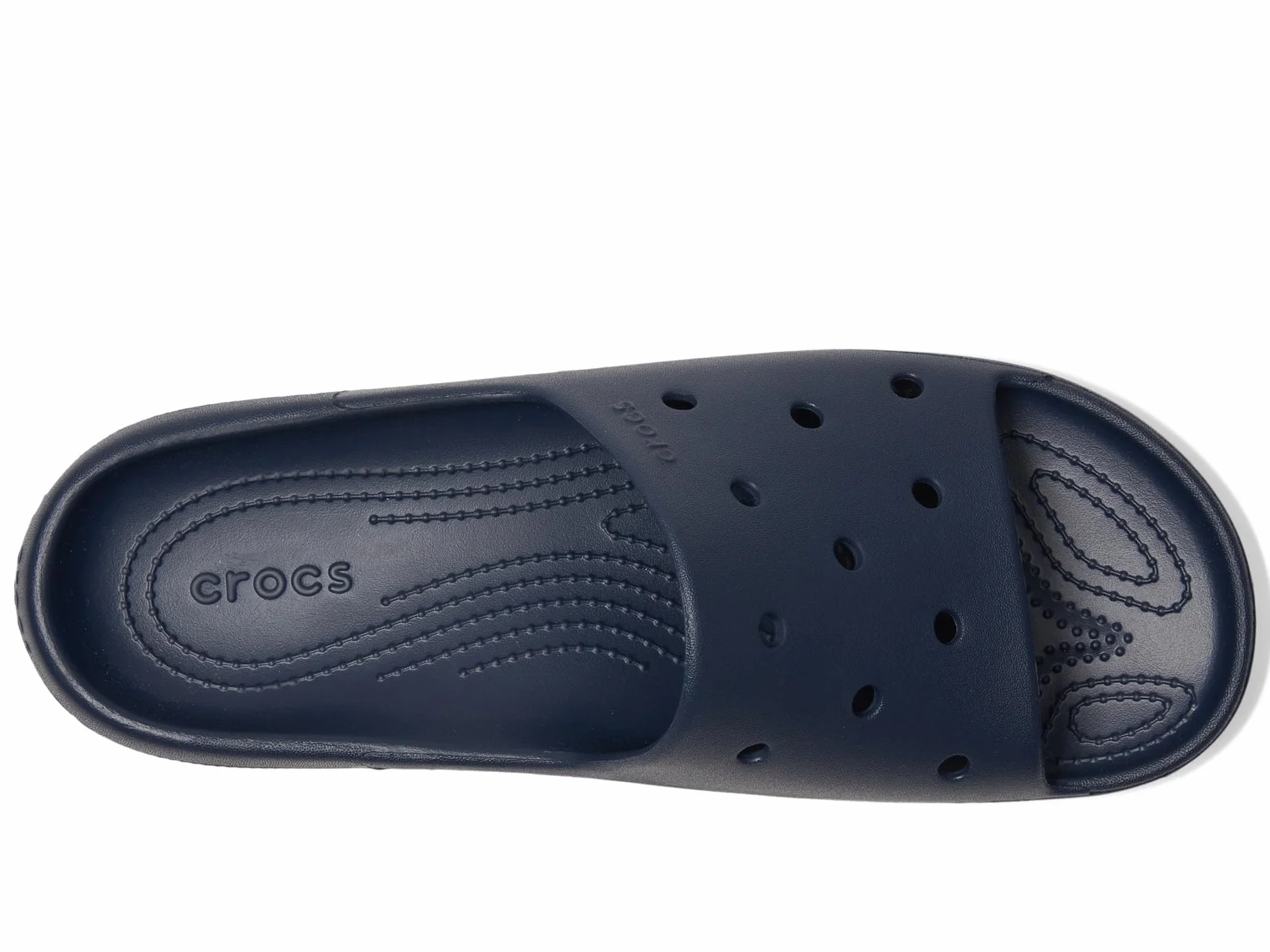 Crocs Sandały męskie Classic Slide V2, granatowy, 11 UK