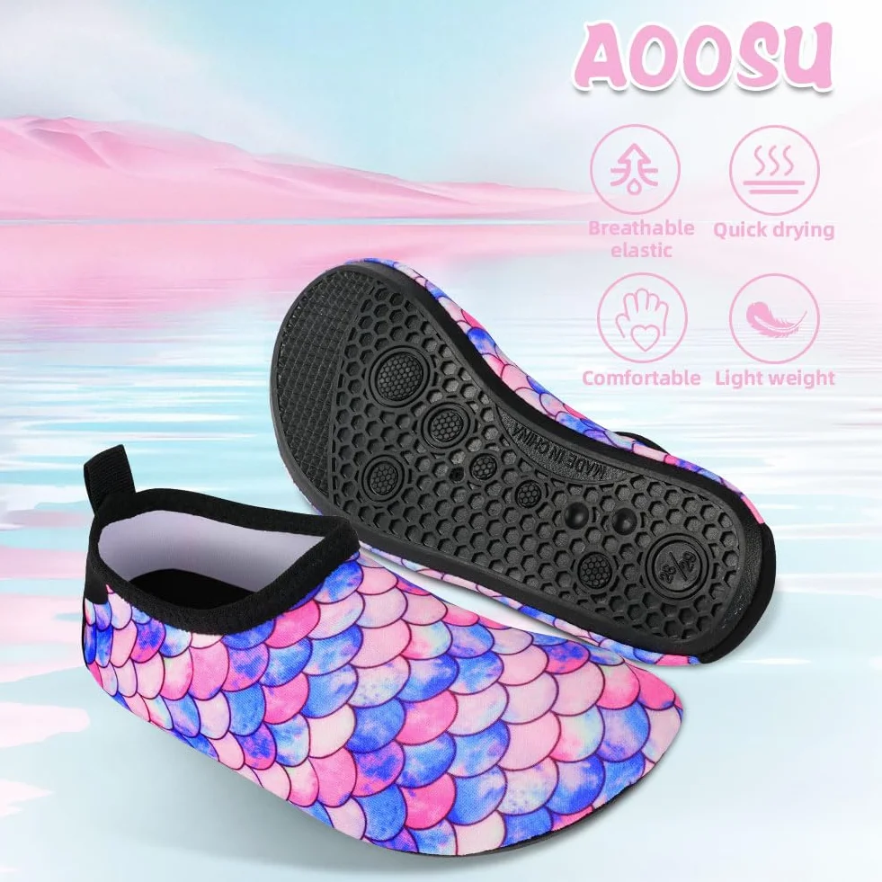 Buty do wody dla dzieci, buty do pływania, lekkie skarpetki do wody dla małych dzieci
