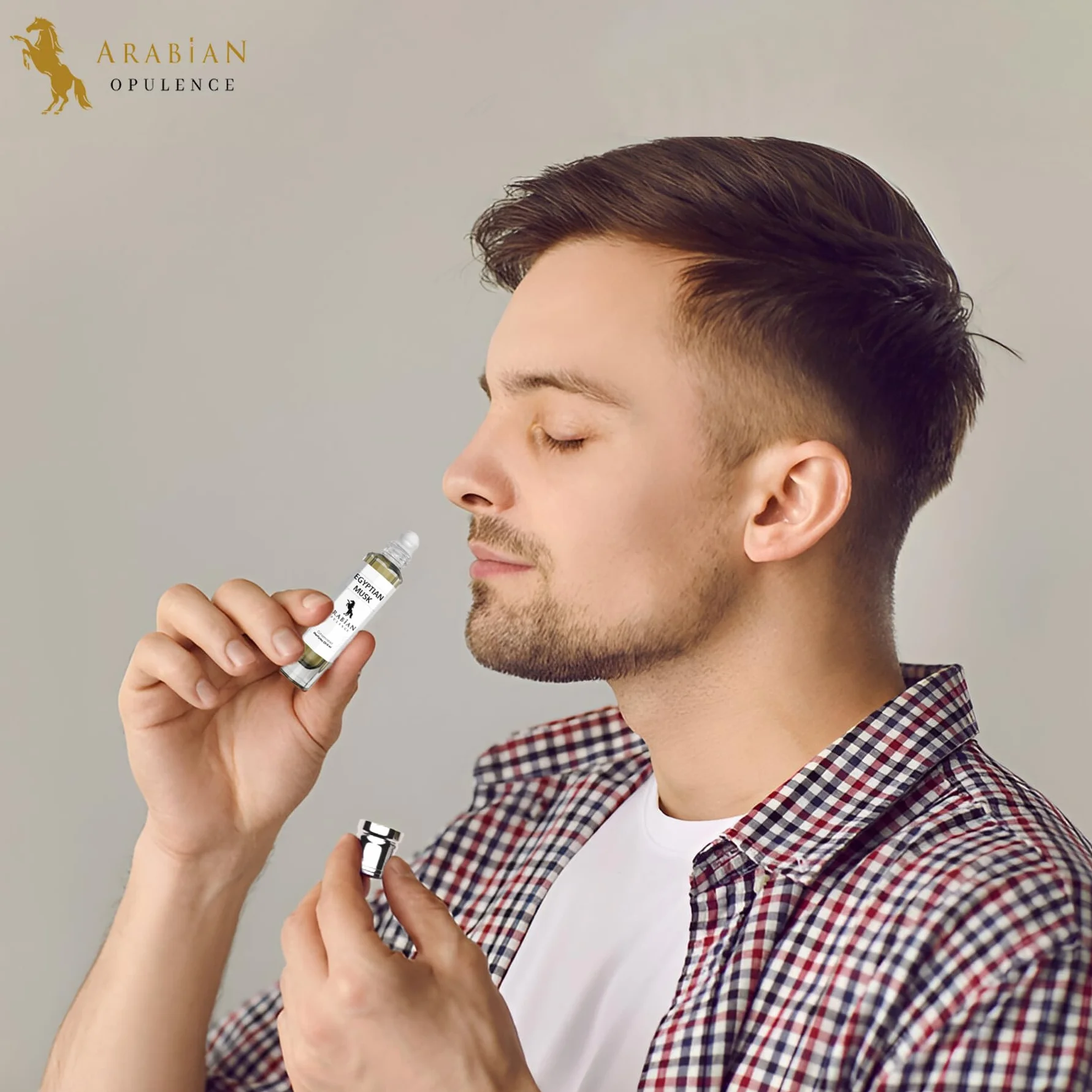 Arabian Opulence FR104 Roll-on olejek perfumowany z egipskiego piżma, skoncentrowany olejek do ciała, 6 ml