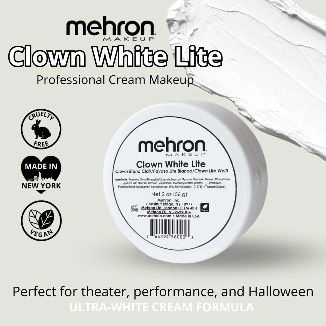 Mehron Makeup Clown White Lite 56 g