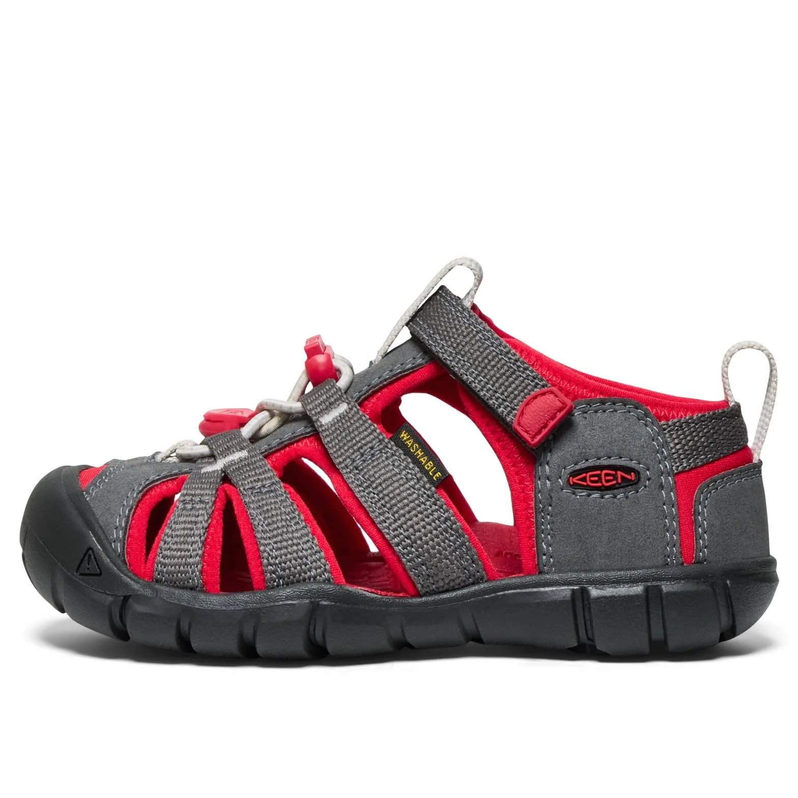 KEEN Sandały dziecięce unisex Seacamp 2 CNX, Magnes czerwony dywan, 9 UK Child