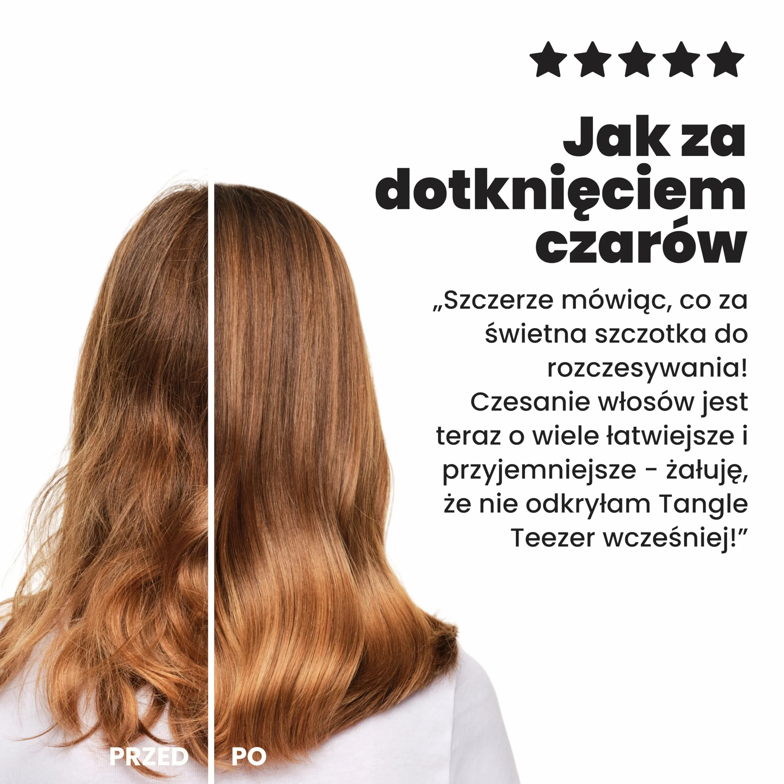 Tangle Teezer Mini Original szczotka do rozczesywania włosów mokrych i suchych Tęczowy jednorożec