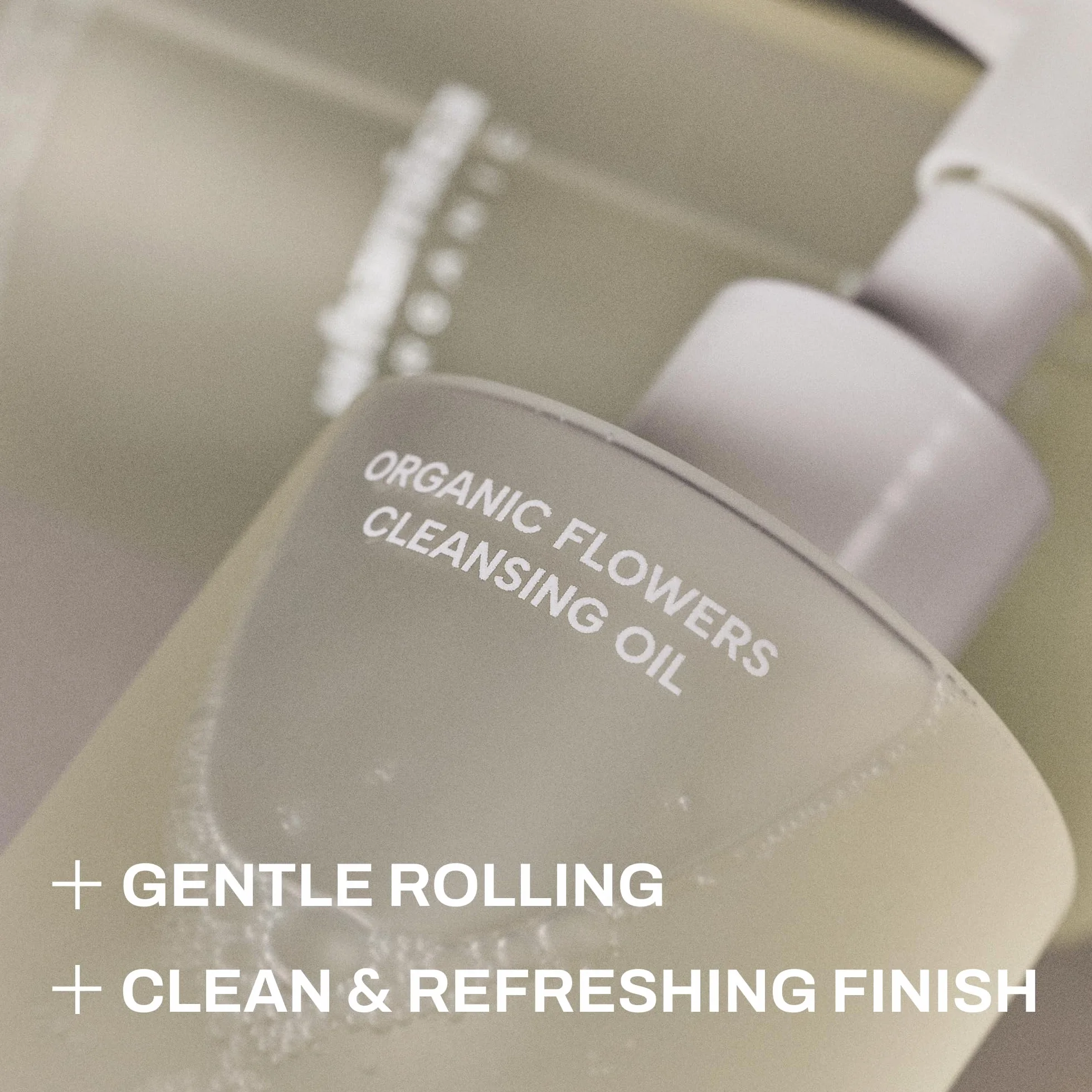 WHAMISA Organic Flowers Cleansing Oil - Delikatny olejek oczyszczający do twarzy do demakijażu - głębokie oczyszczanie porów - koi i pielęgnuje skórę - 153ml