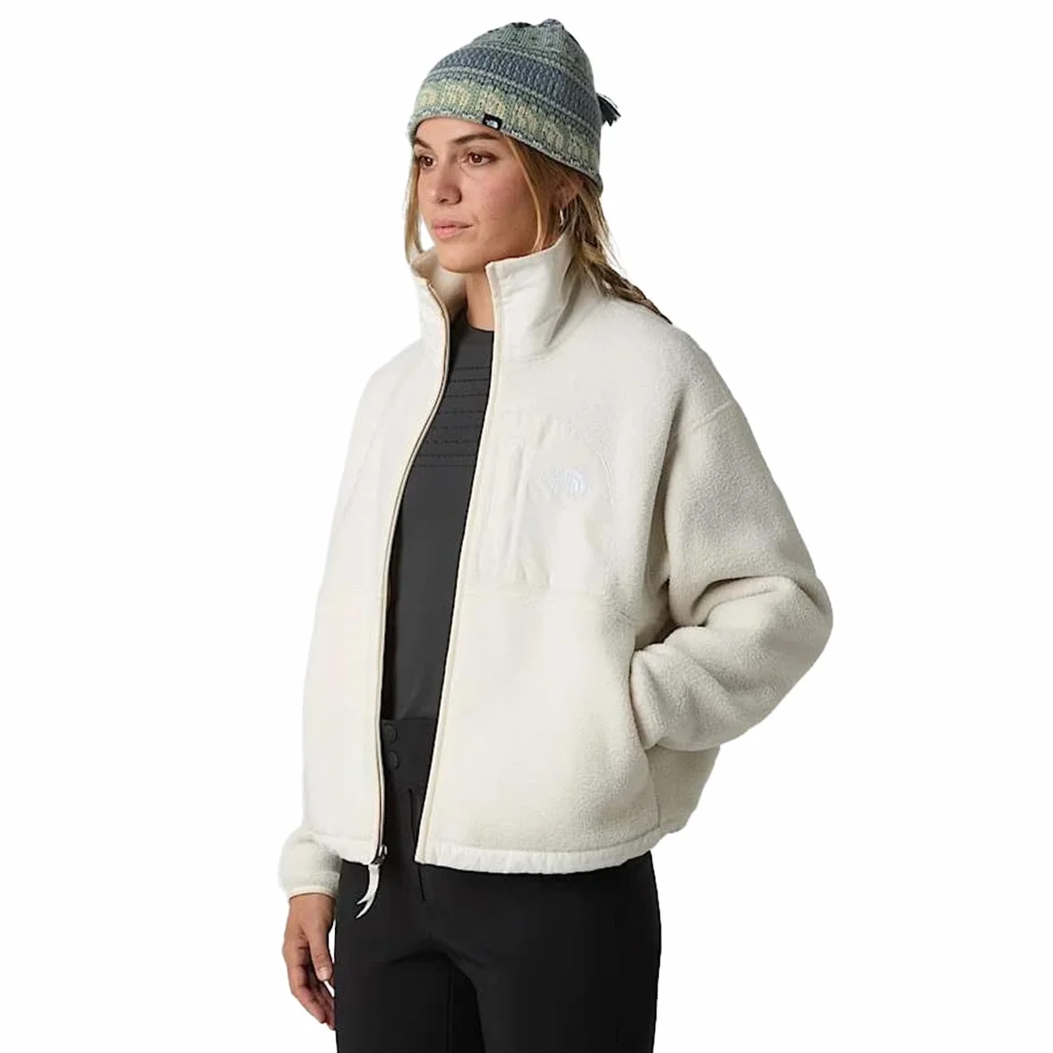The North Face Kobiety Yumiori Off Peak Full Zip Kurtka White Dune S