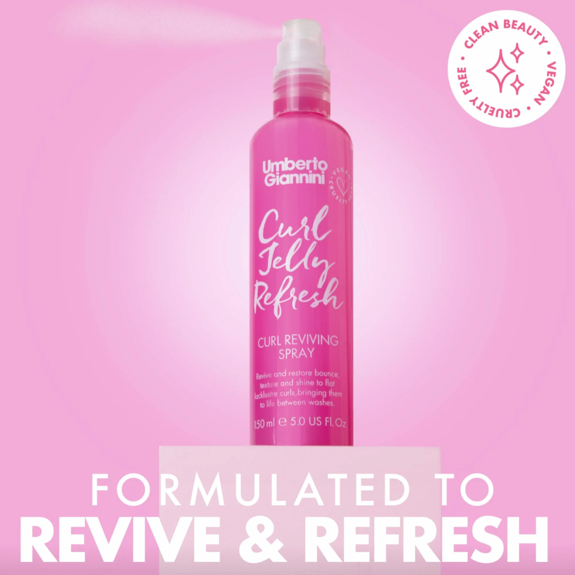 Umberto Giannini Your Best Curls Wash and Styling Curl Jelly zestaw upominkowy - wegański i wolny od okrucieństwa zestaw do fal, loków i zwojów (pudełko upominkowe, zestaw 6 produktów)