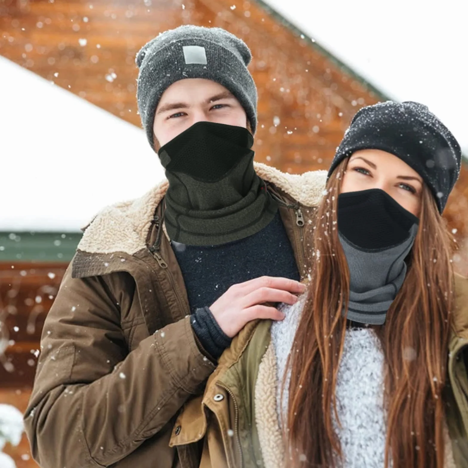 Pokrowiec na szyję rurowy szalik, męski naszyjnik gruba kołdra uniwersalny ochraniacz dla mężczyzn i kobiet do motocykli, jazdy na nartach, wędrówek, jazdy na rowerze i innych sportów na