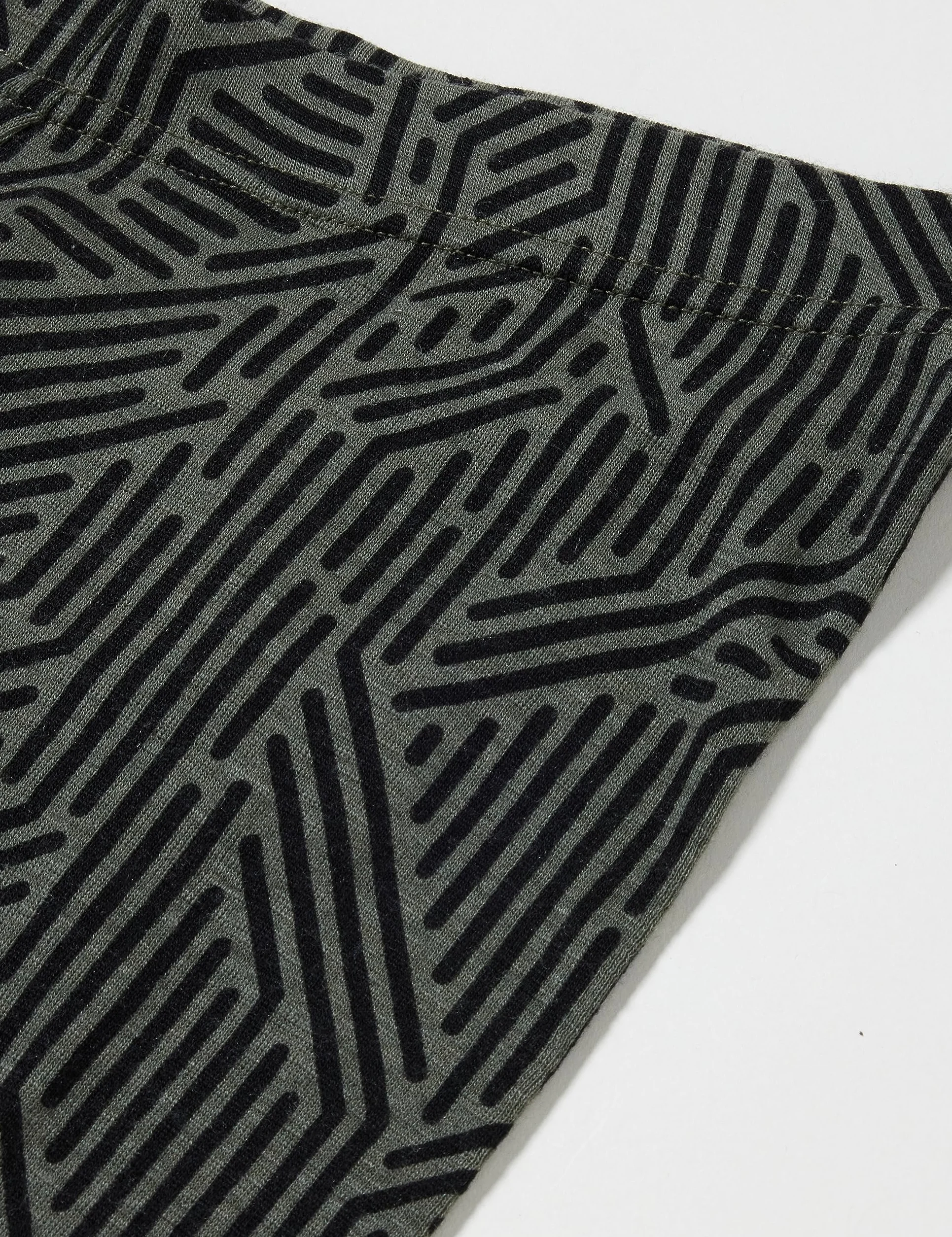 Bestseller A/S Chłopięce NKMWANG Wool Rib LONGJOHN AOP XXIII legginsy, Beetle, 146/152, Beetle, 146-152