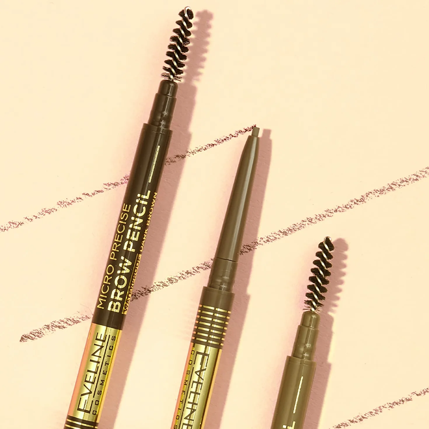 Eveline Cosmetics Micro Precision Ultraprecyzyjna kredka do do brwi, nr 01 Taupe