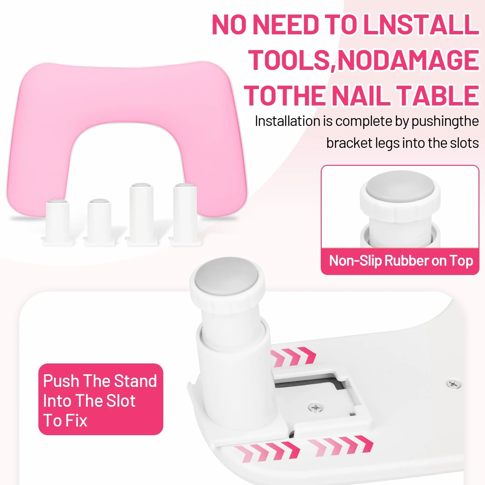Podpórka pod nadgarstek do manicure