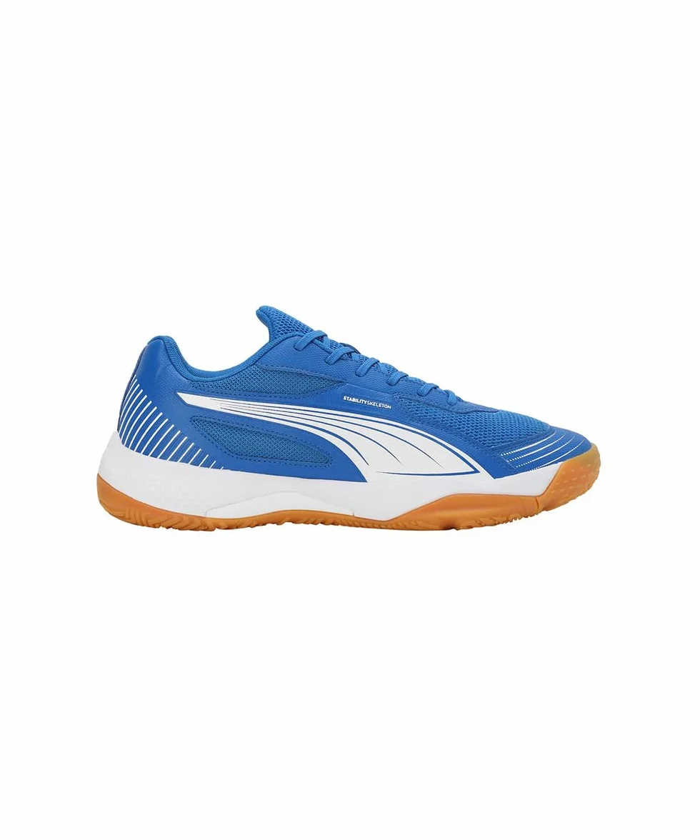 PUMA Solarflash Iii buty do hali unisex, Puma Team Royal PUMA biały, 42 EU