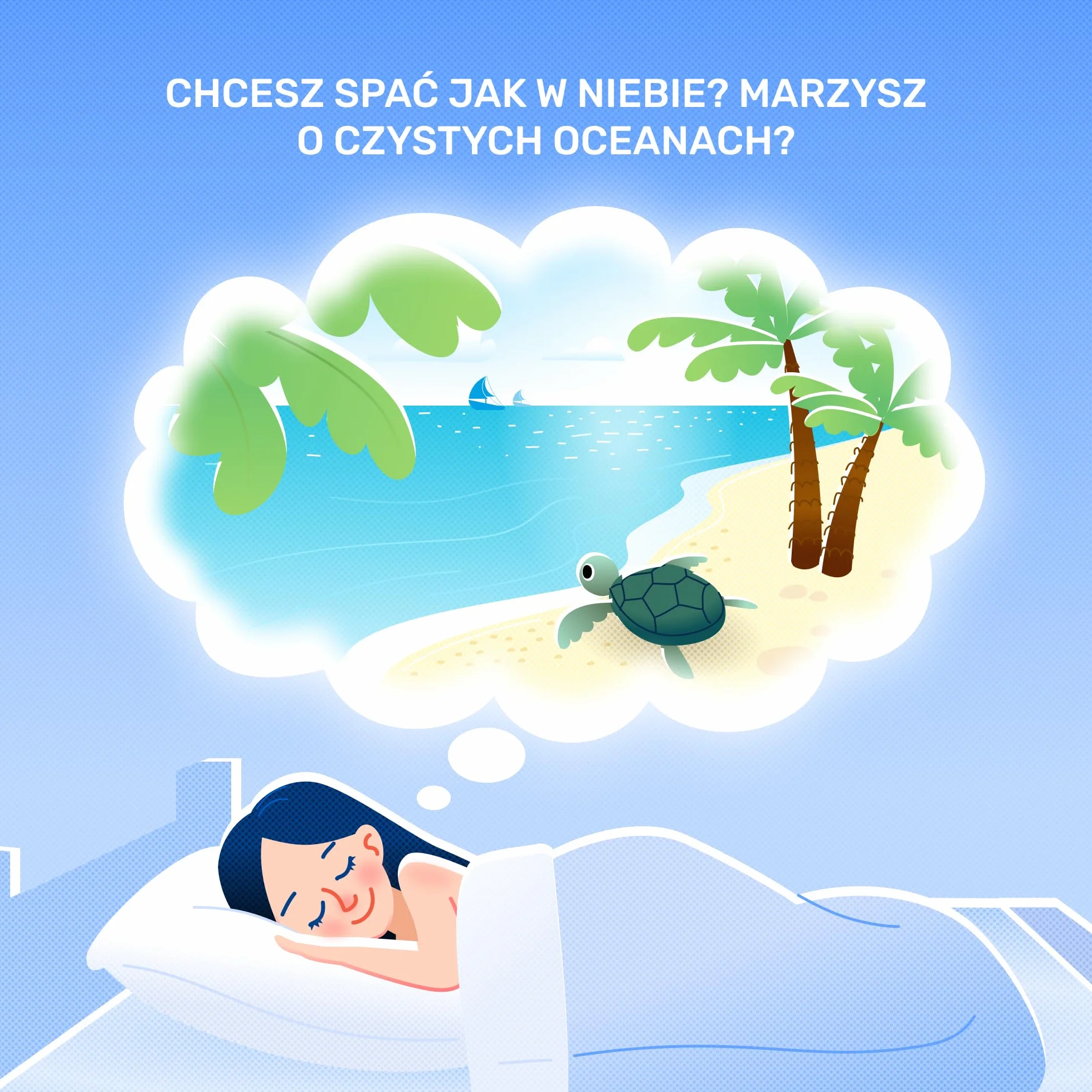 Dailydream "Edition Clean Ocean" wiskoelastyczna nakładka na materac Model M z efektem pianki z pamięcią kształtu, 160 x 200 x 5 cm