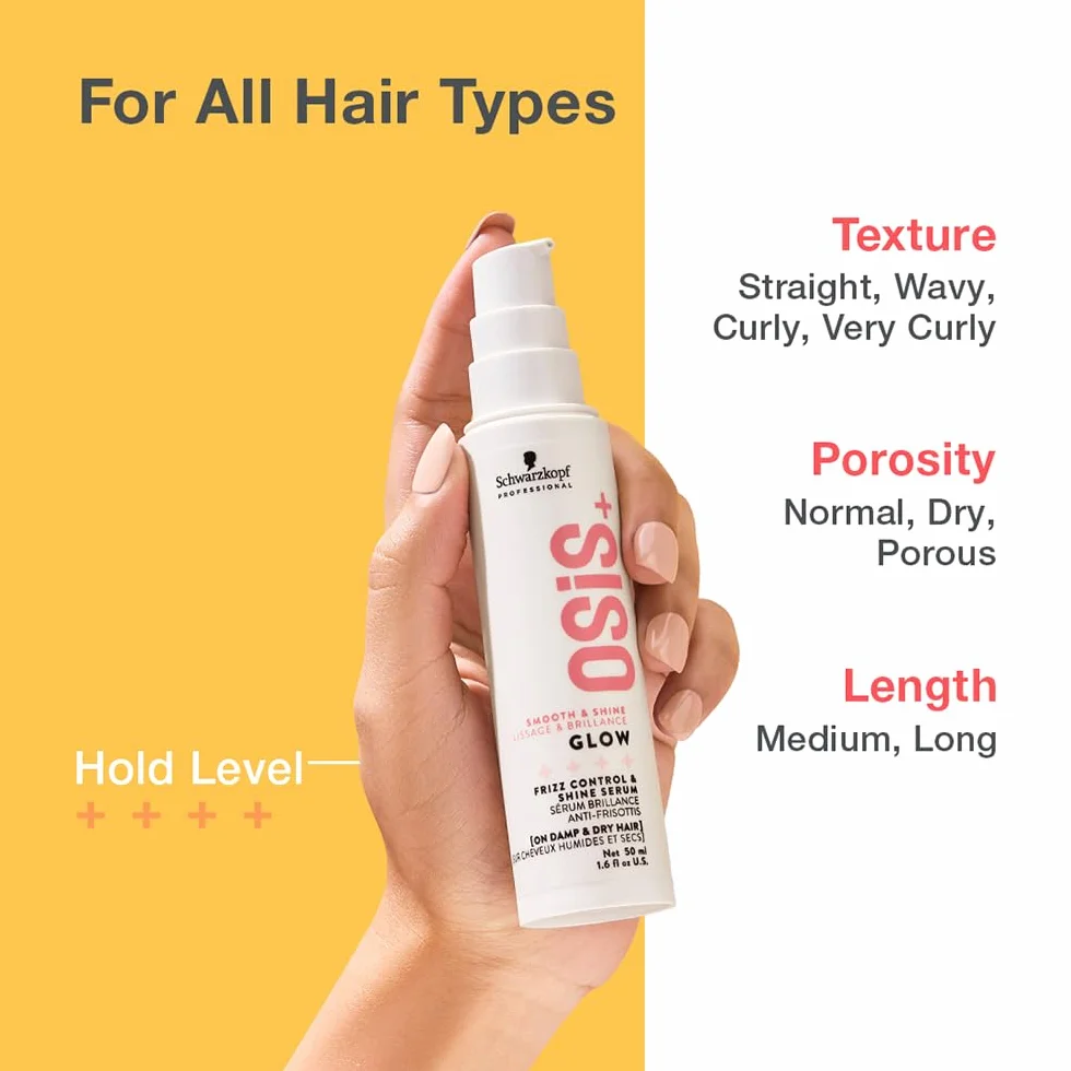 Schwarzkopf Professional OSiS+ Glow Shine Anti-Frizz Serum