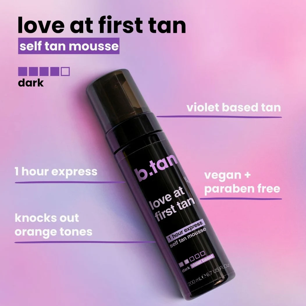 b.tan Pianka Samoopalająca Love At First Tan 1 Godzinna Bazie Fioletu 200ml