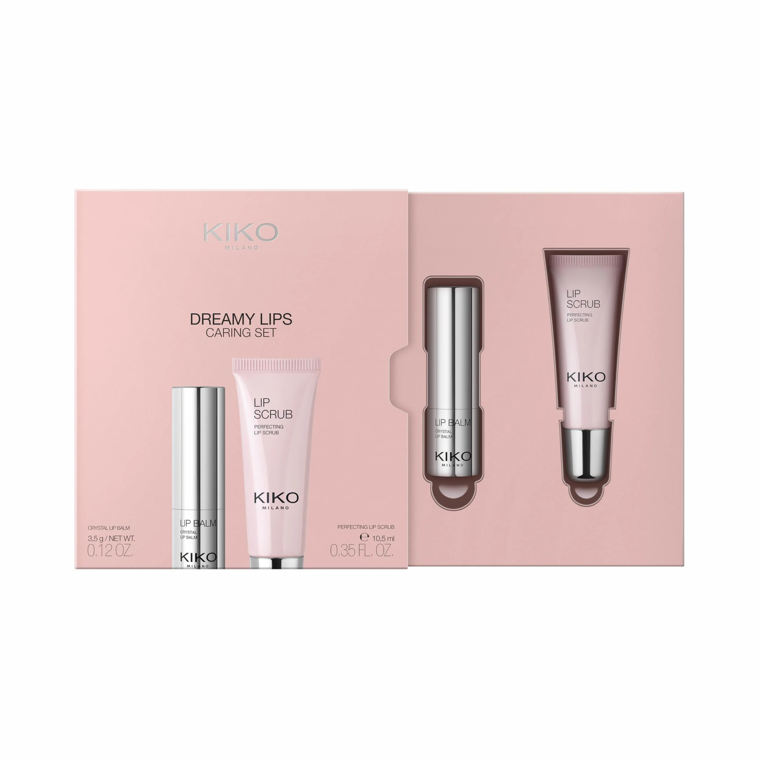 KIKO Milano Dreamy Lips Caring Set Zestaw Do Pielęgnacji Ust Balsam Peeling
