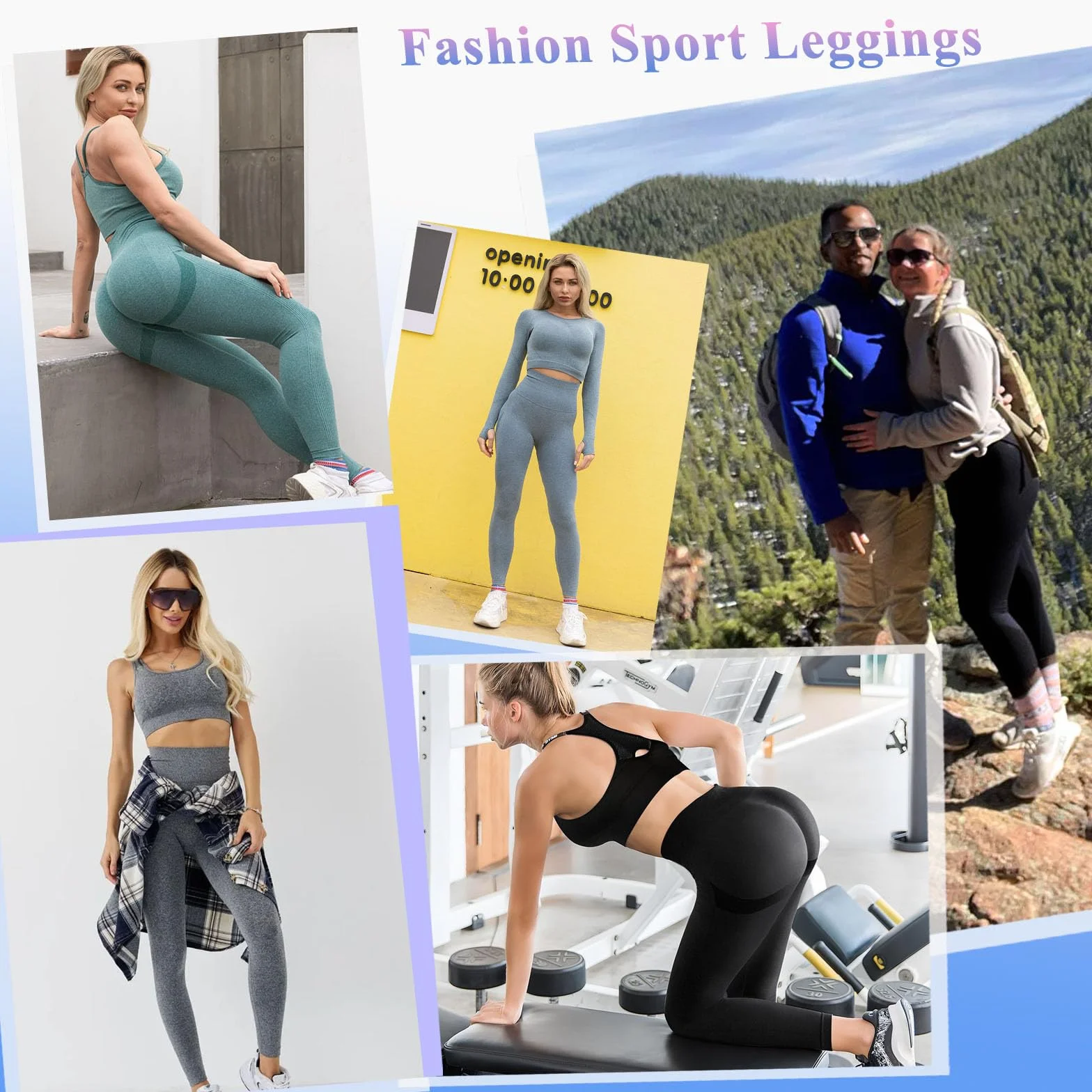 Damskie legginsy sportowe push-up z wysokim stanem spodnie na siłownię Push Up Legginsy treningowe kontrola brzucha matowe do jogi fitness pilates