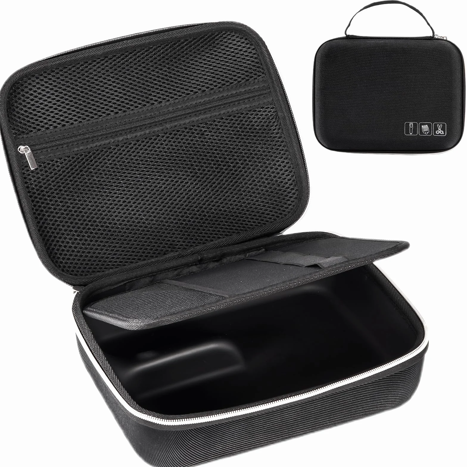 ProCase Washable Barber Case, twarda torba podróżna do strzyżenia włosów, odporna na olej, z wsuwaną tacą