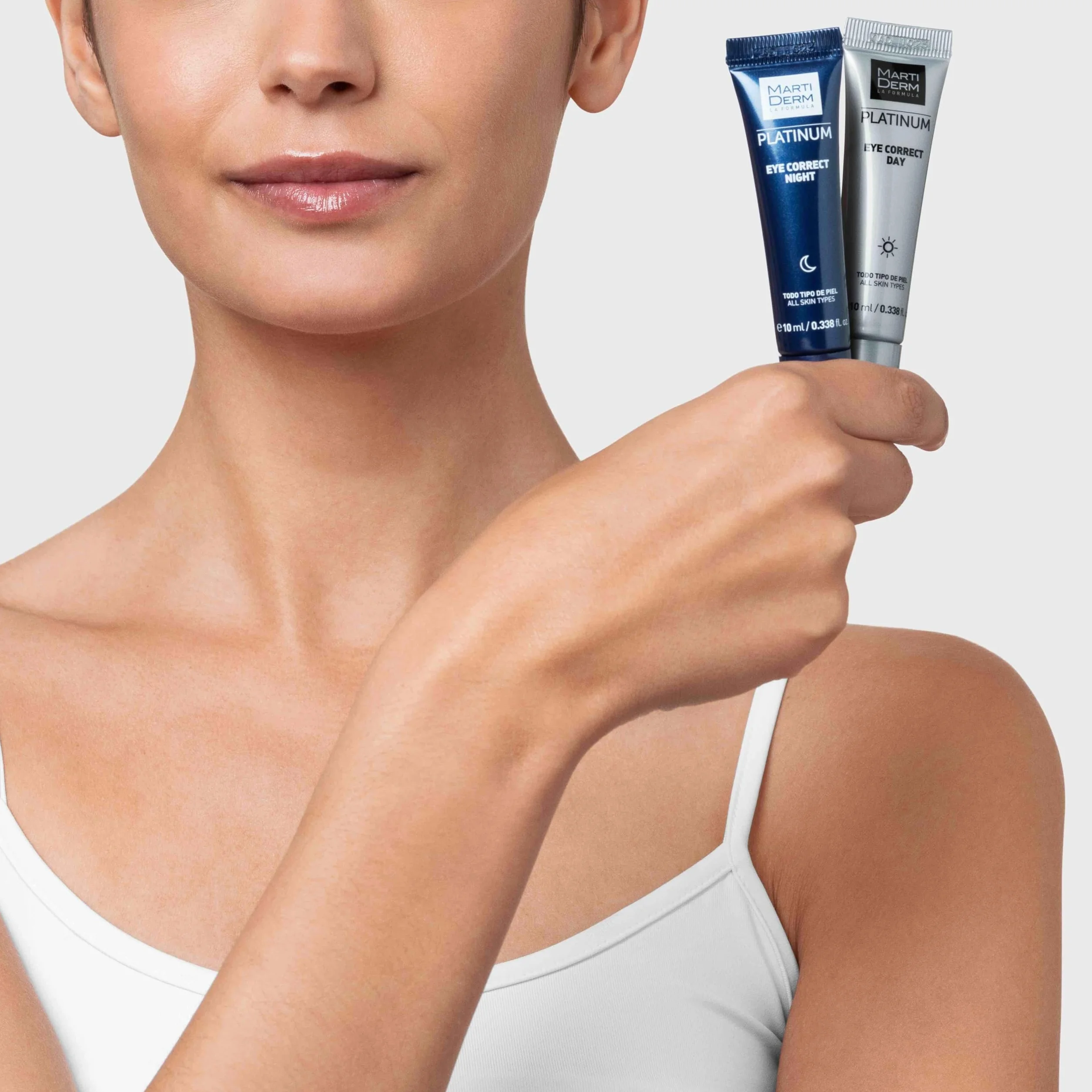 Martiderm, Platinum Eye Correct Day & Night 2 X 10 Ml, Zestaw Twarzy, Wielobarwny, U, Unisex-Adult.
